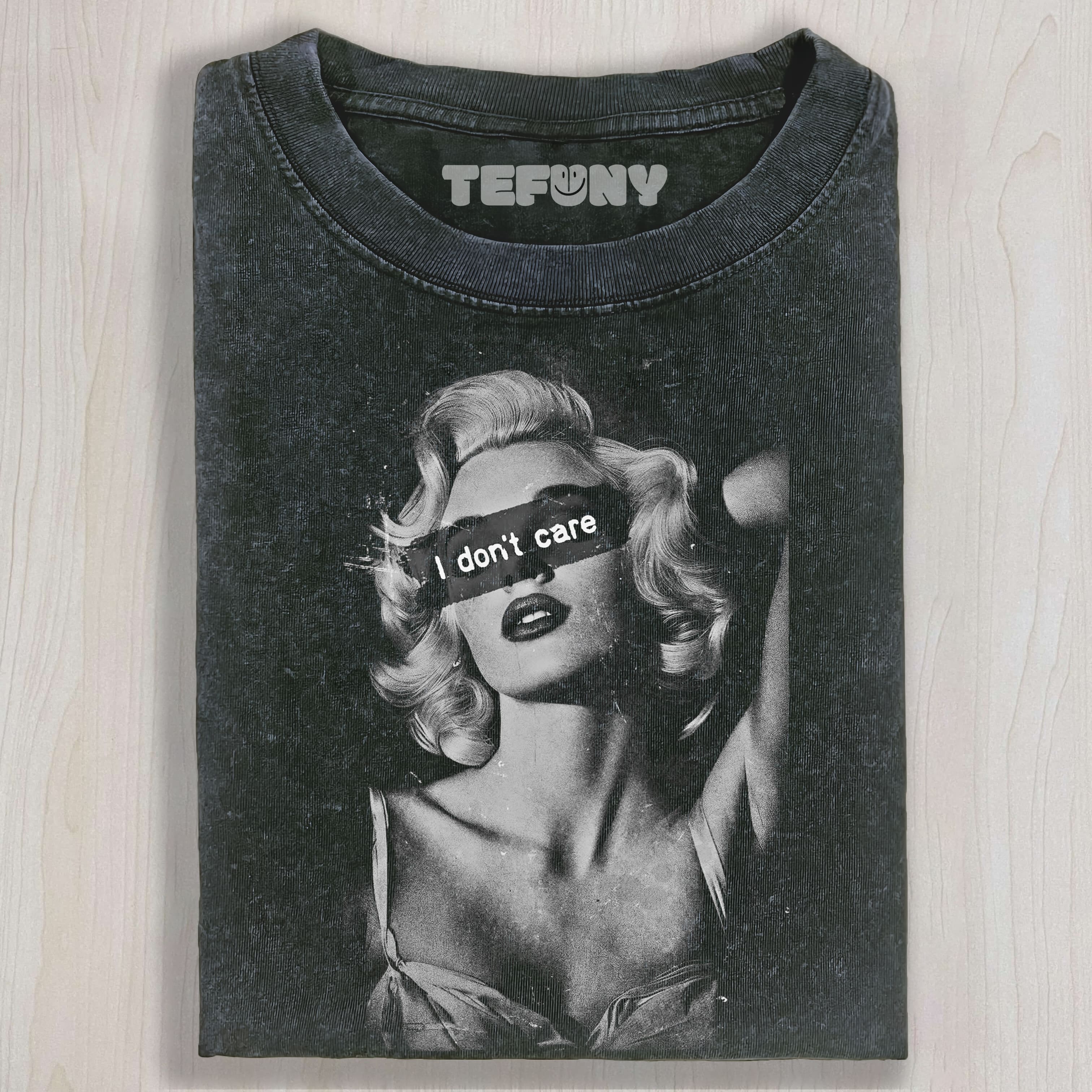 MARILYN MONROE I DON'T CARE  TEE & SWEAT & HOOD