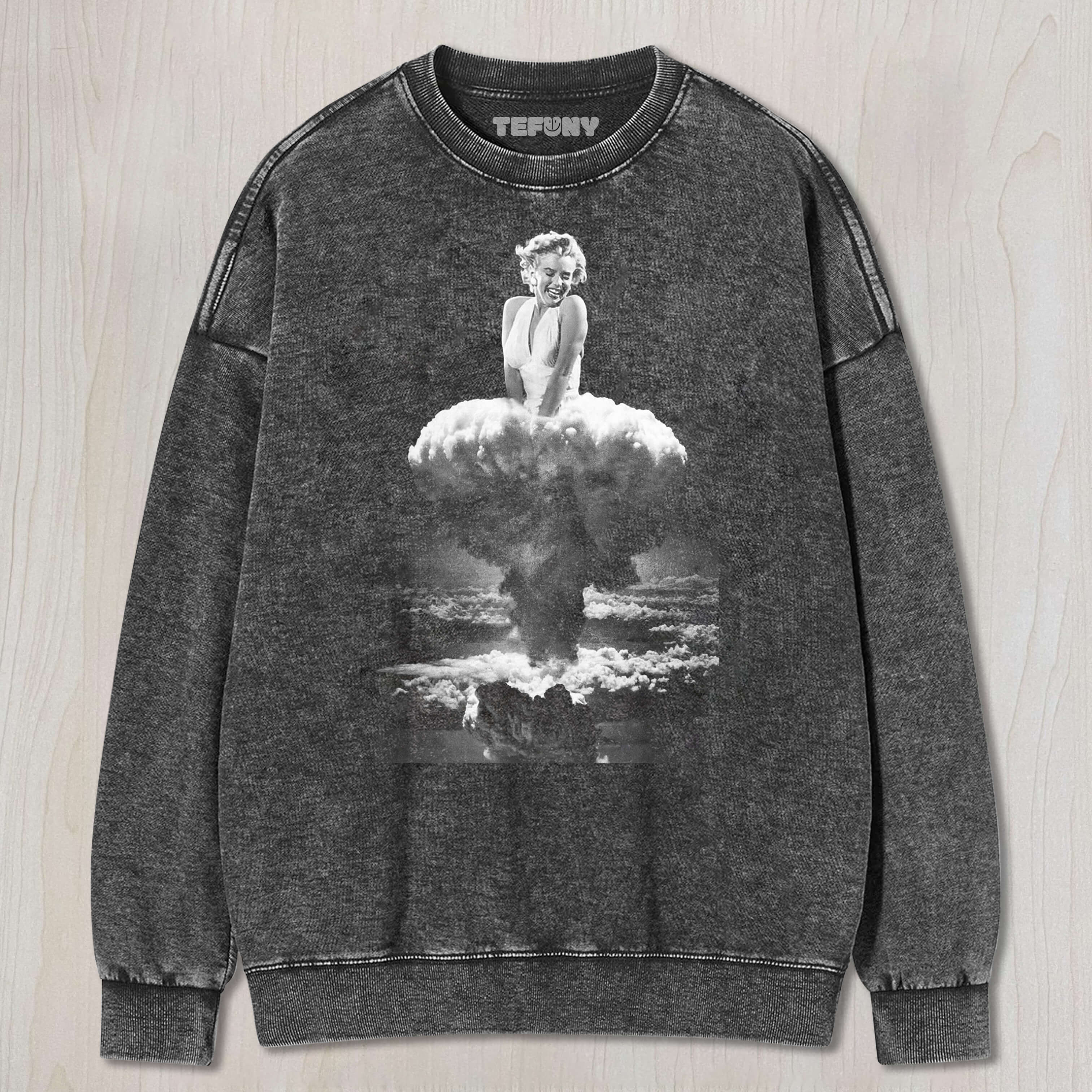 MARILYN MONROE MUSHROOM CLOUD TEE & SWEAT & HOOD