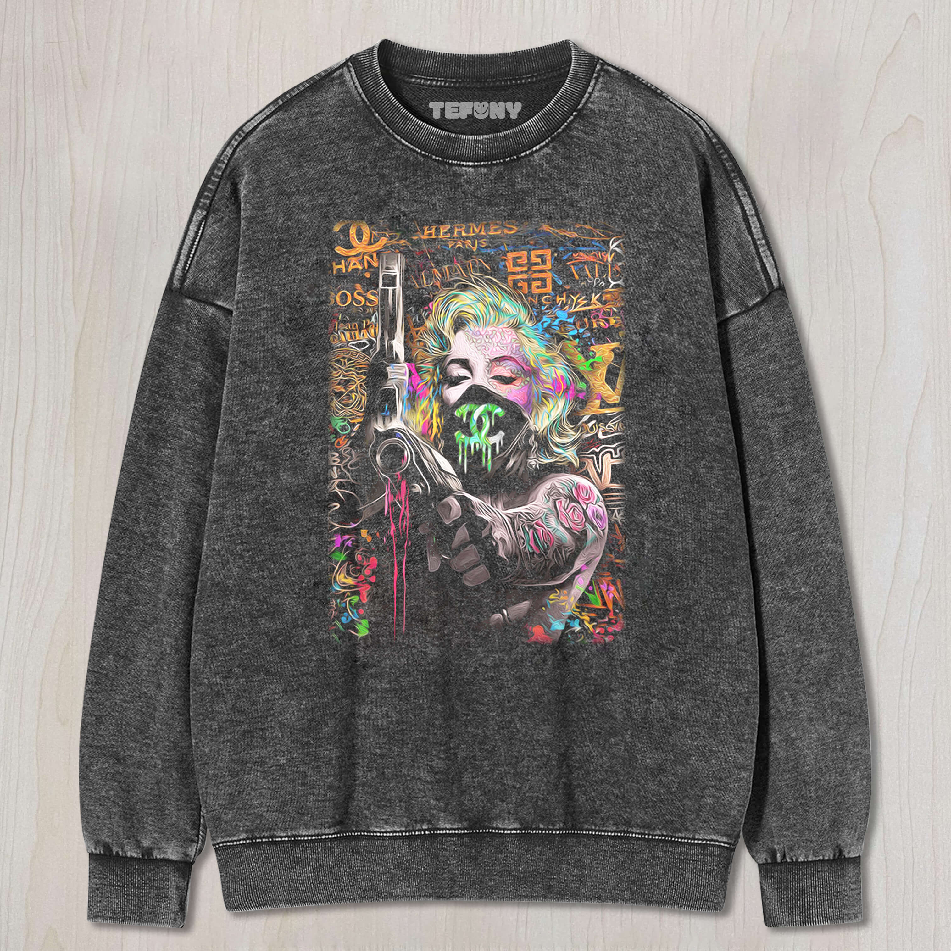 MARILYN MONROE STREET STYLE TEE & SWEAT & HOOD