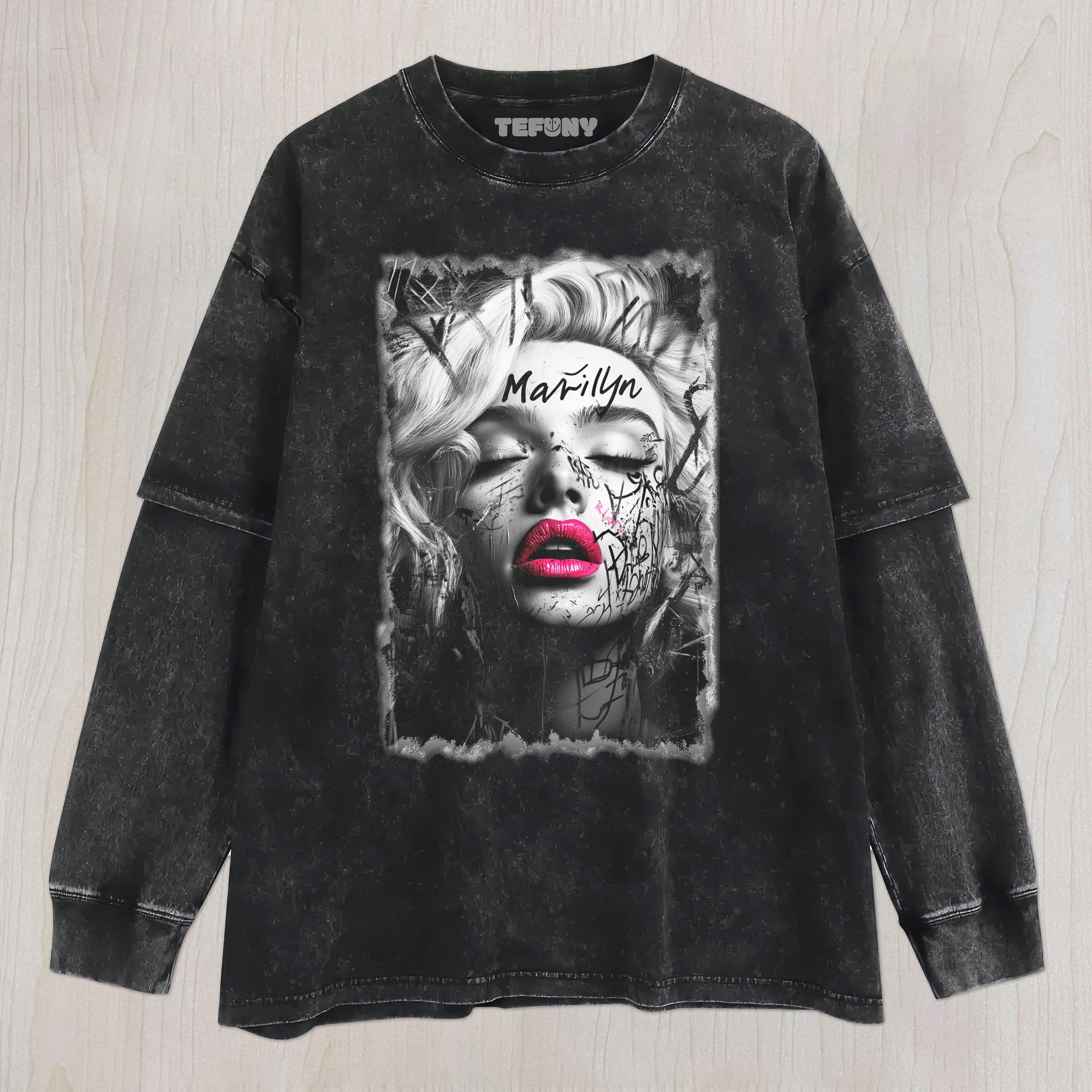 MARILYN MONROE N UNISEX TEE, TANK TOP, LAYERED LS, SWEATSHIRT & HOODIE