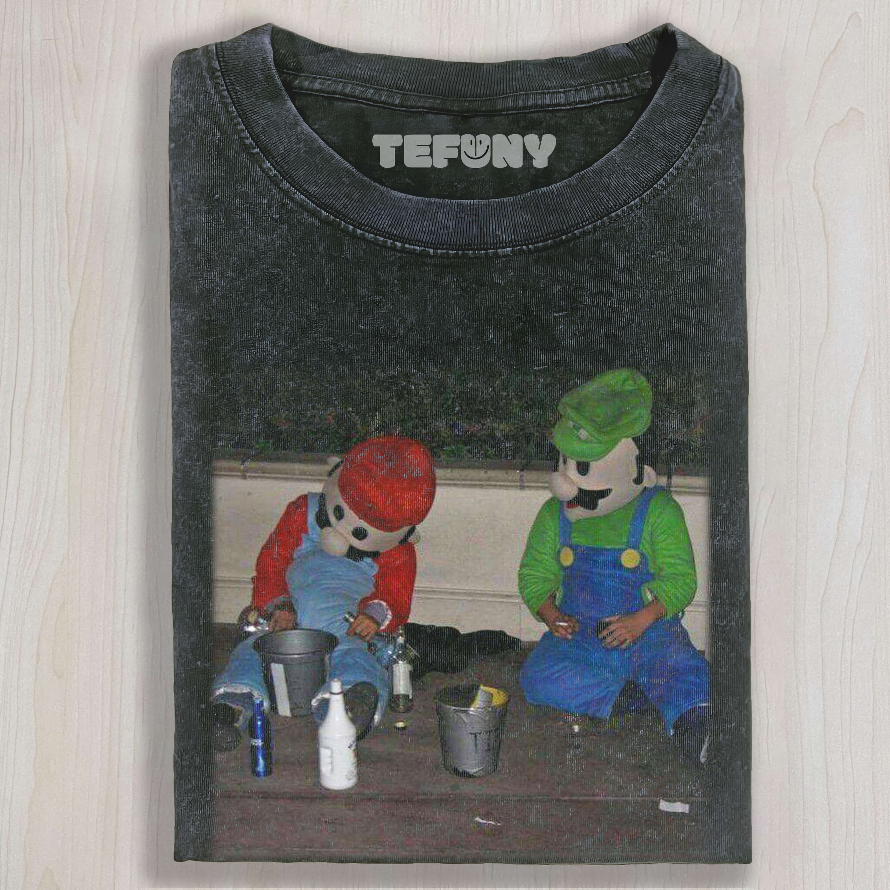 MARIO BROS. ON THE STREET T-SHIRT