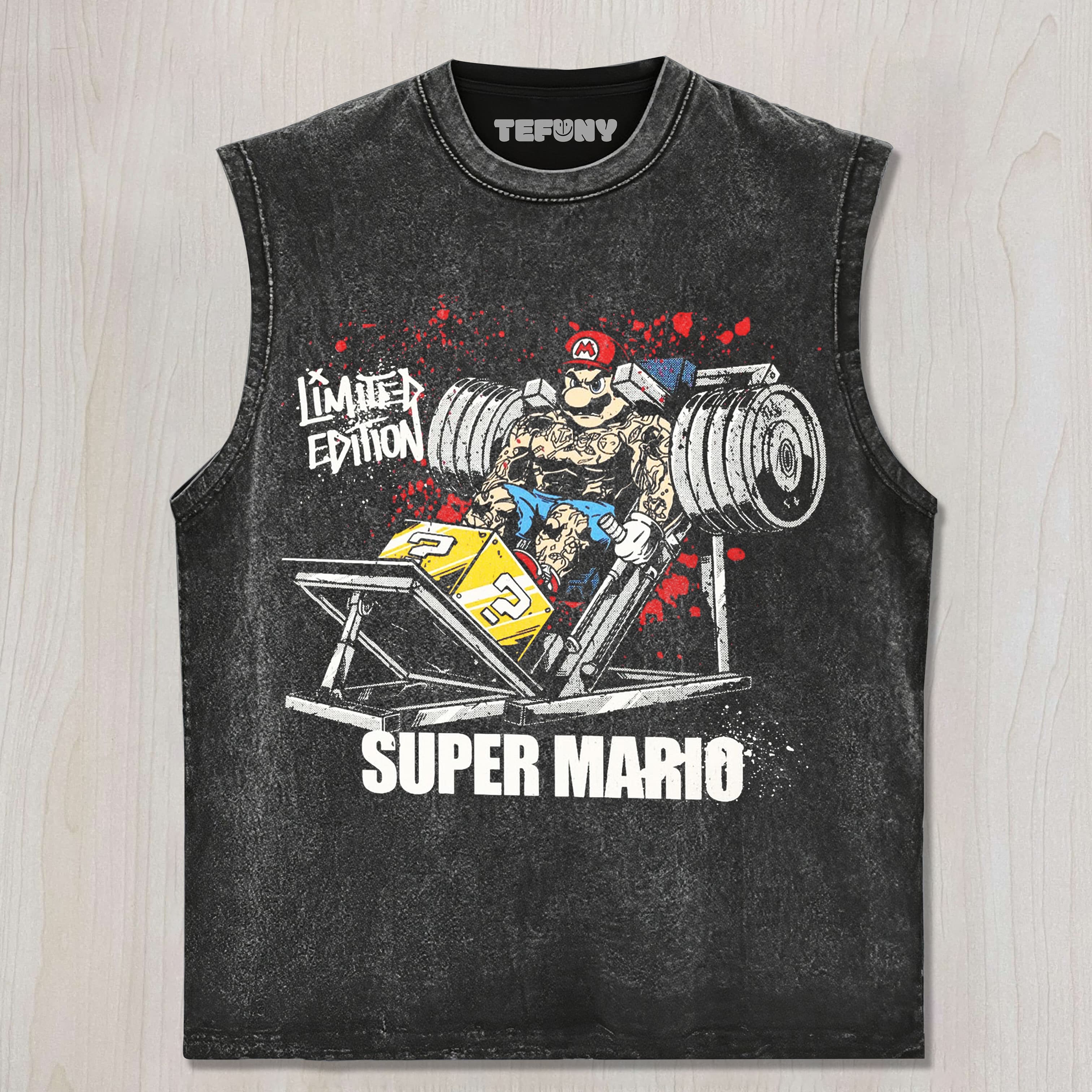 MARIO FITNESS UNISEX TEE, TANK TOP, LAYERED LS, SWEATSHIRT & HOODIE