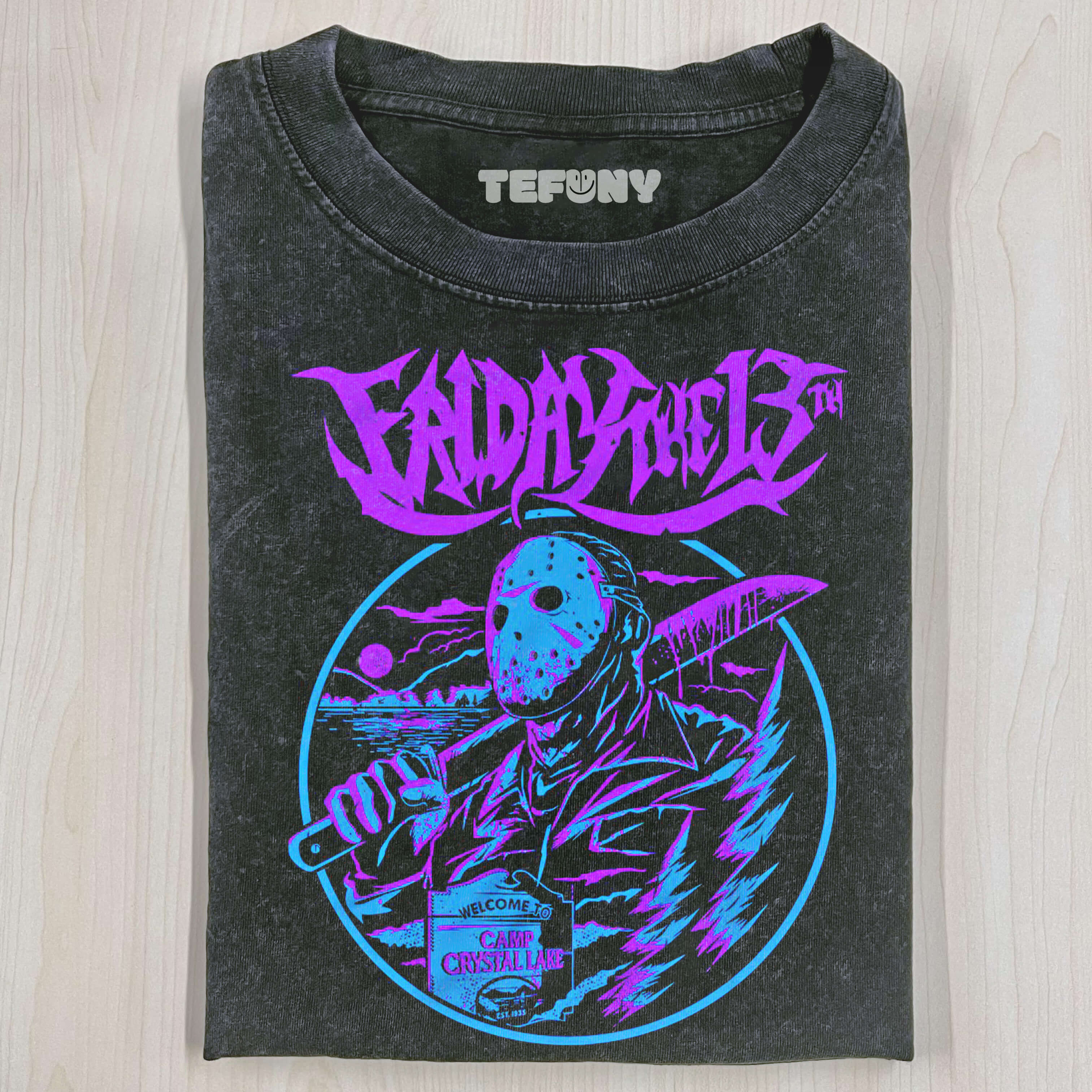 MASKED JASON CARRYING A KNIFE T-SHIRT