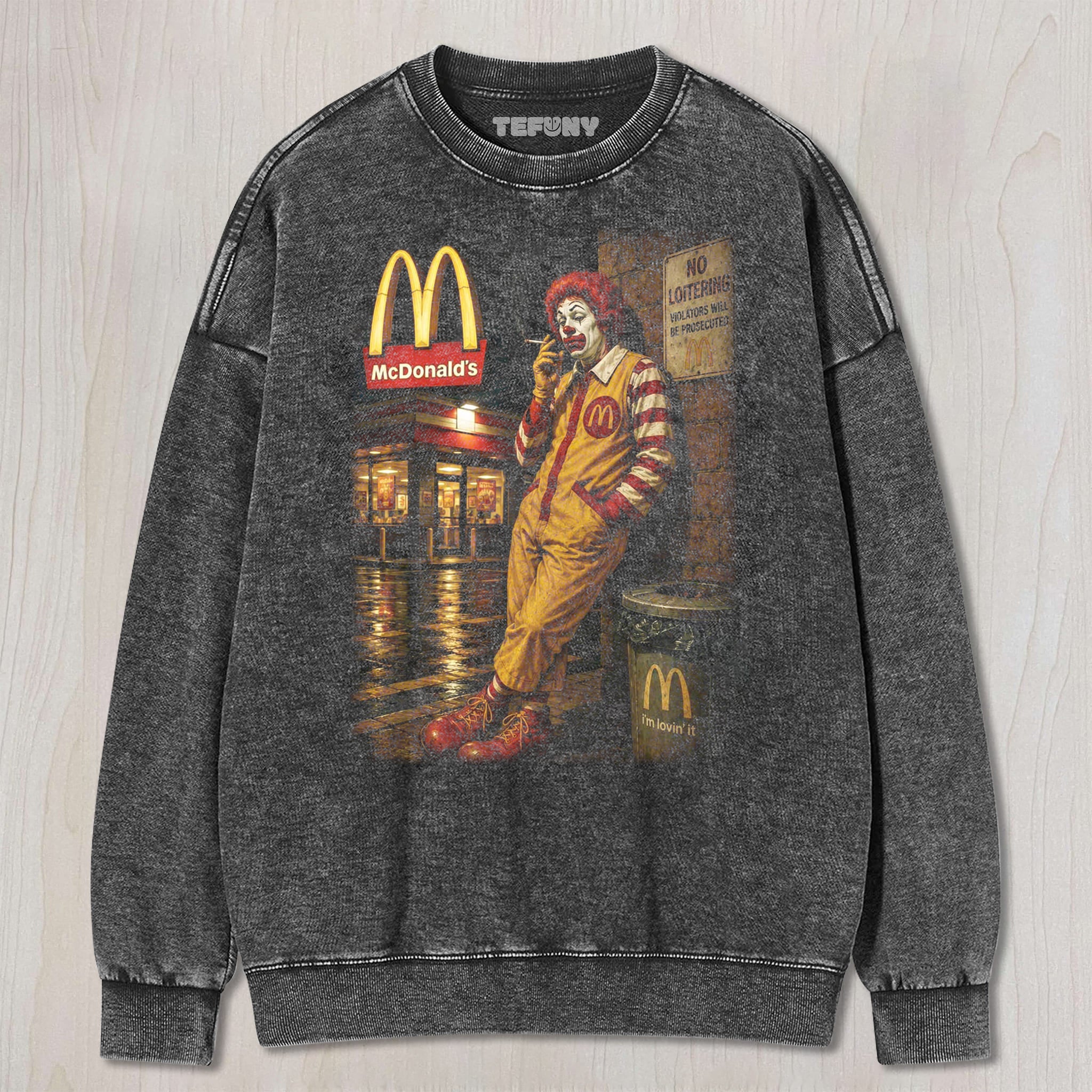 MCDONALD'S CLOWN UNISEX TEE, TANK TOP, LAYERED LS, SWEATSHIRT & HOODIE