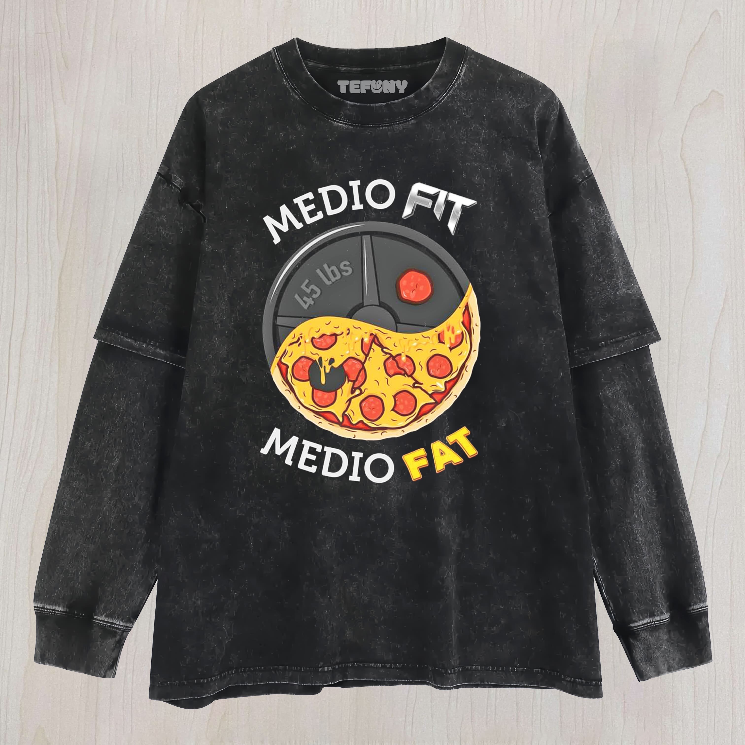 MEDIO FIT MEDIO FAT DUMBBEL LAYERED LONG SLEEVE