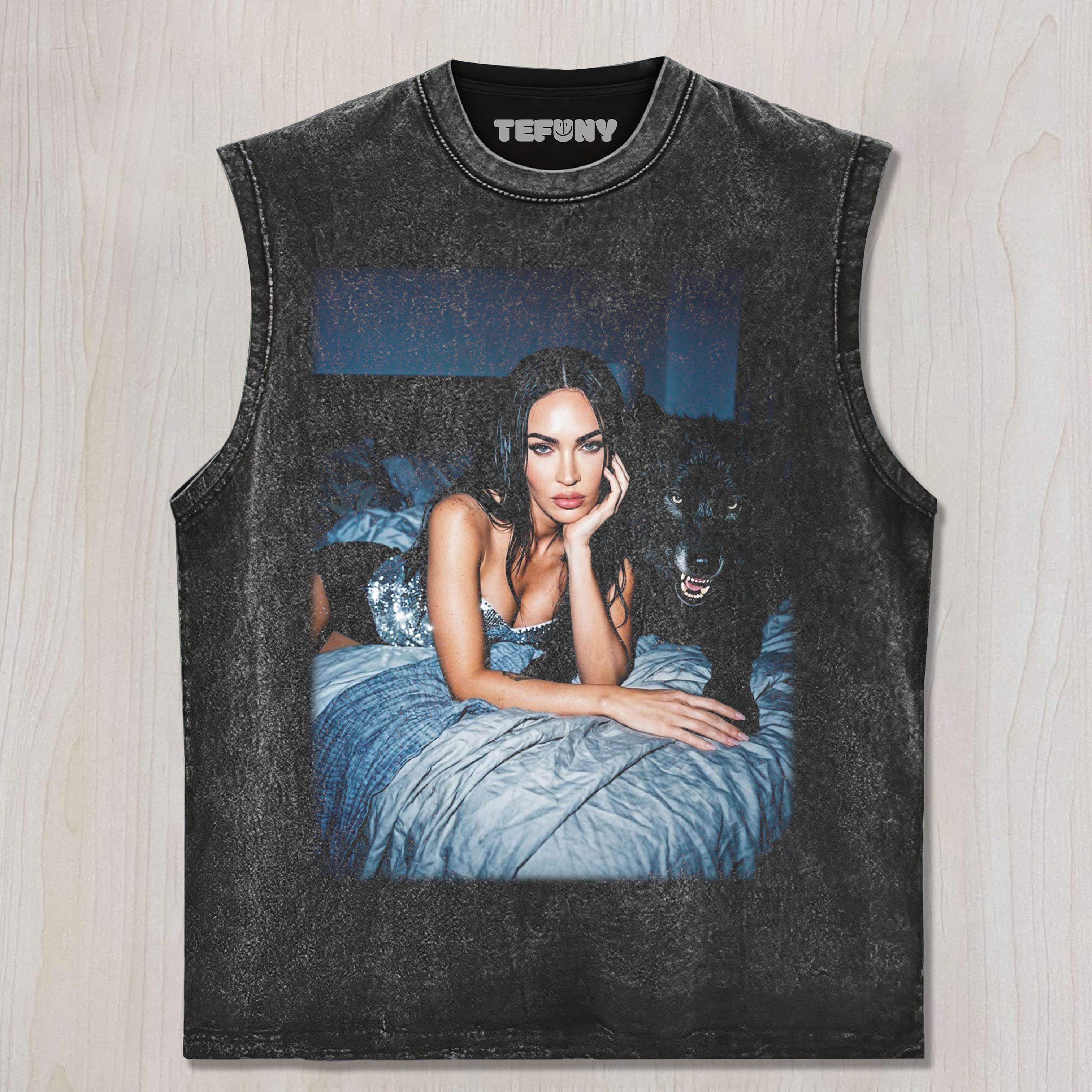 MEGAN FOX & DOG UNISEX TEE, TANK TOP, LAYERED LS, SWEATSHIRT & HOODIE