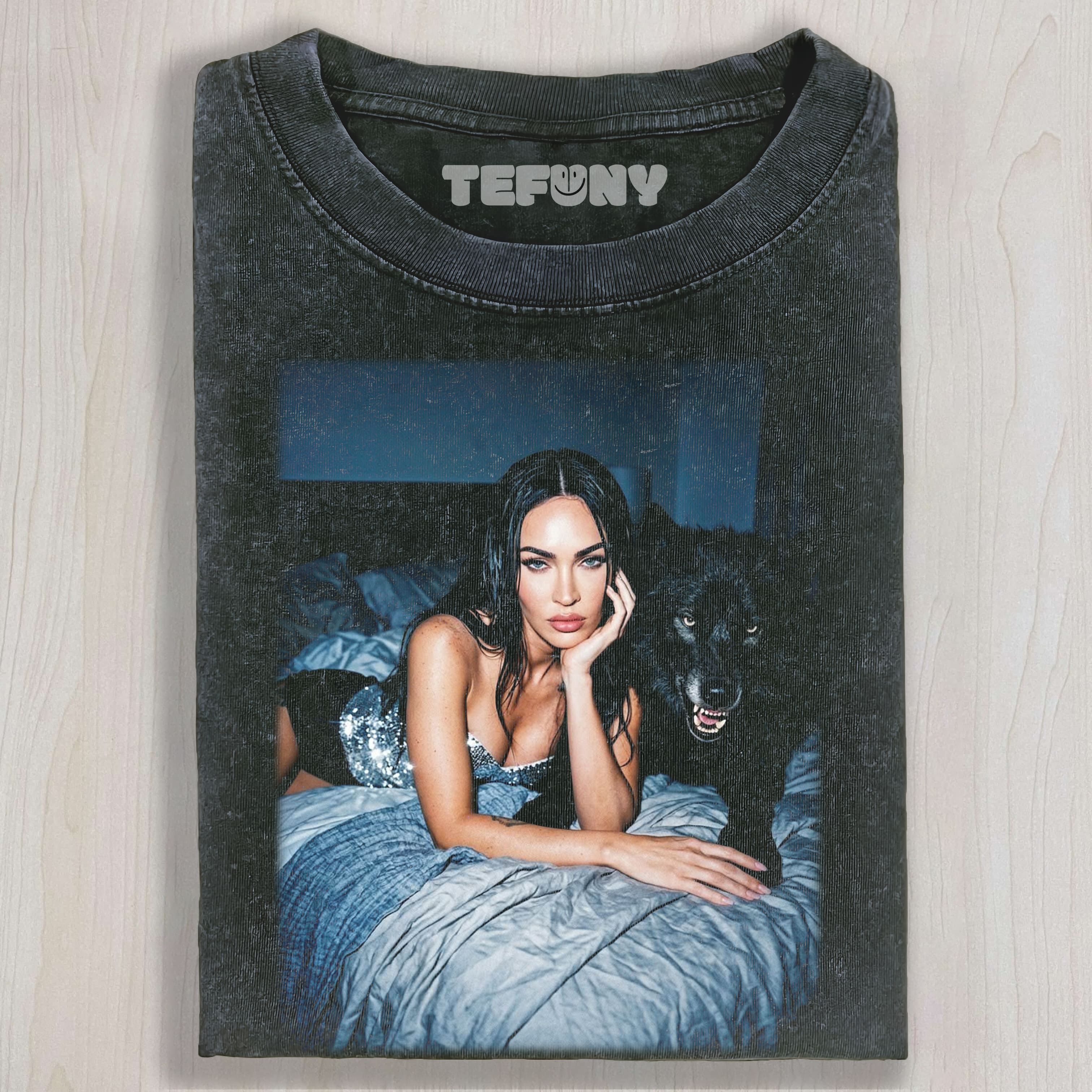 MEGAN FOX & DOG UNISEX TEE, TANK TOP, LAYERED LS, SWEATSHIRT & HOODIE