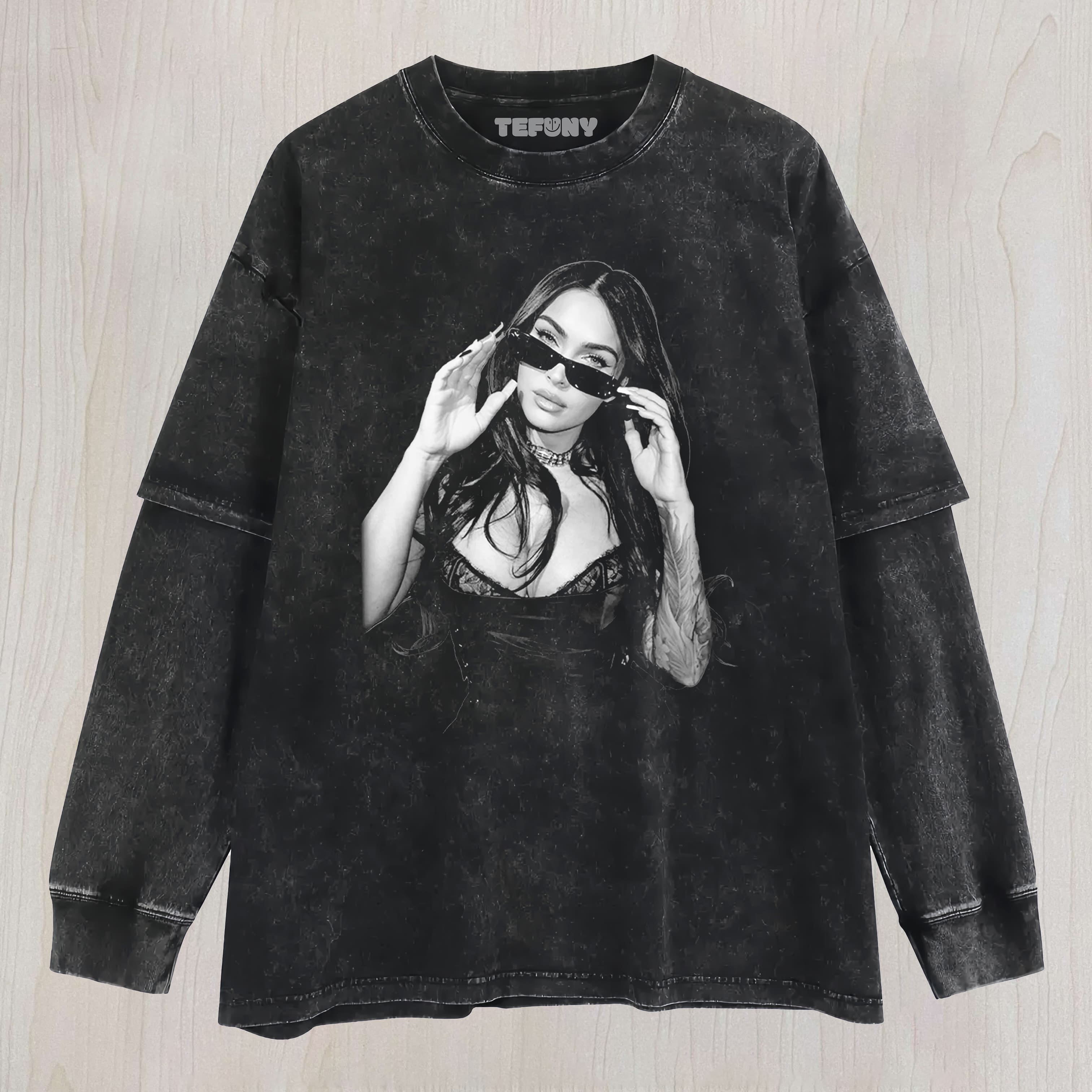 MEGAN FOX N10 LAYERED LONG SLEEVE