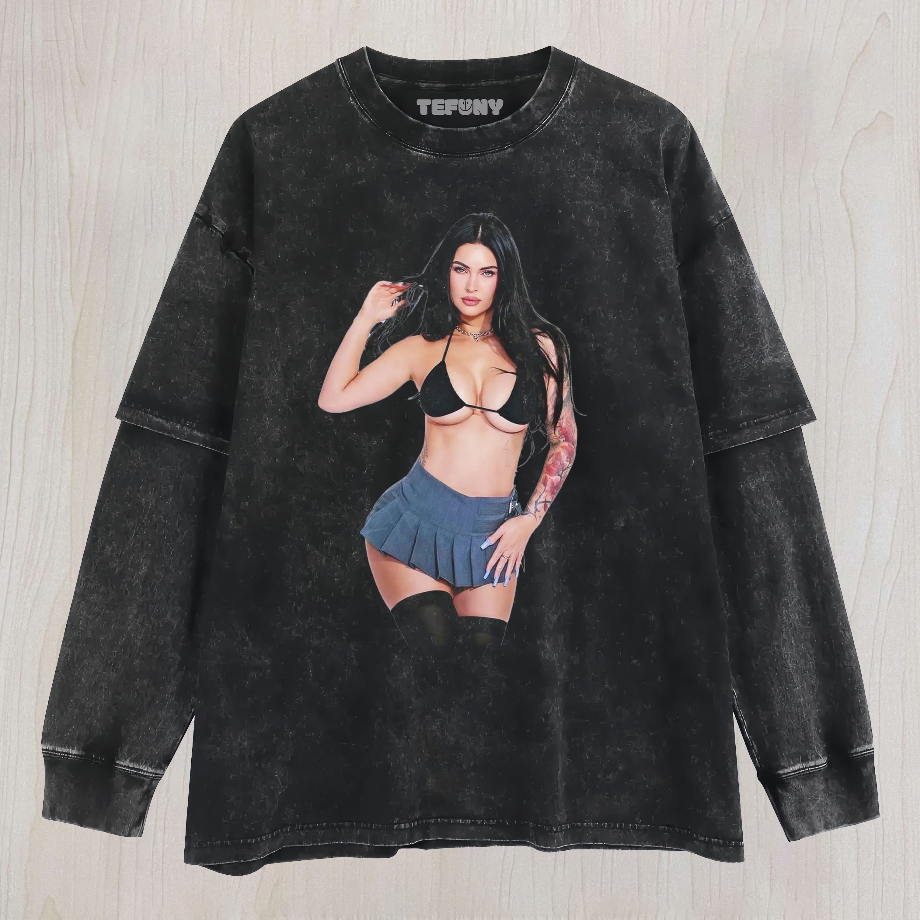 MEGAN FOX N7 LAYERED LONG SLEEVE
