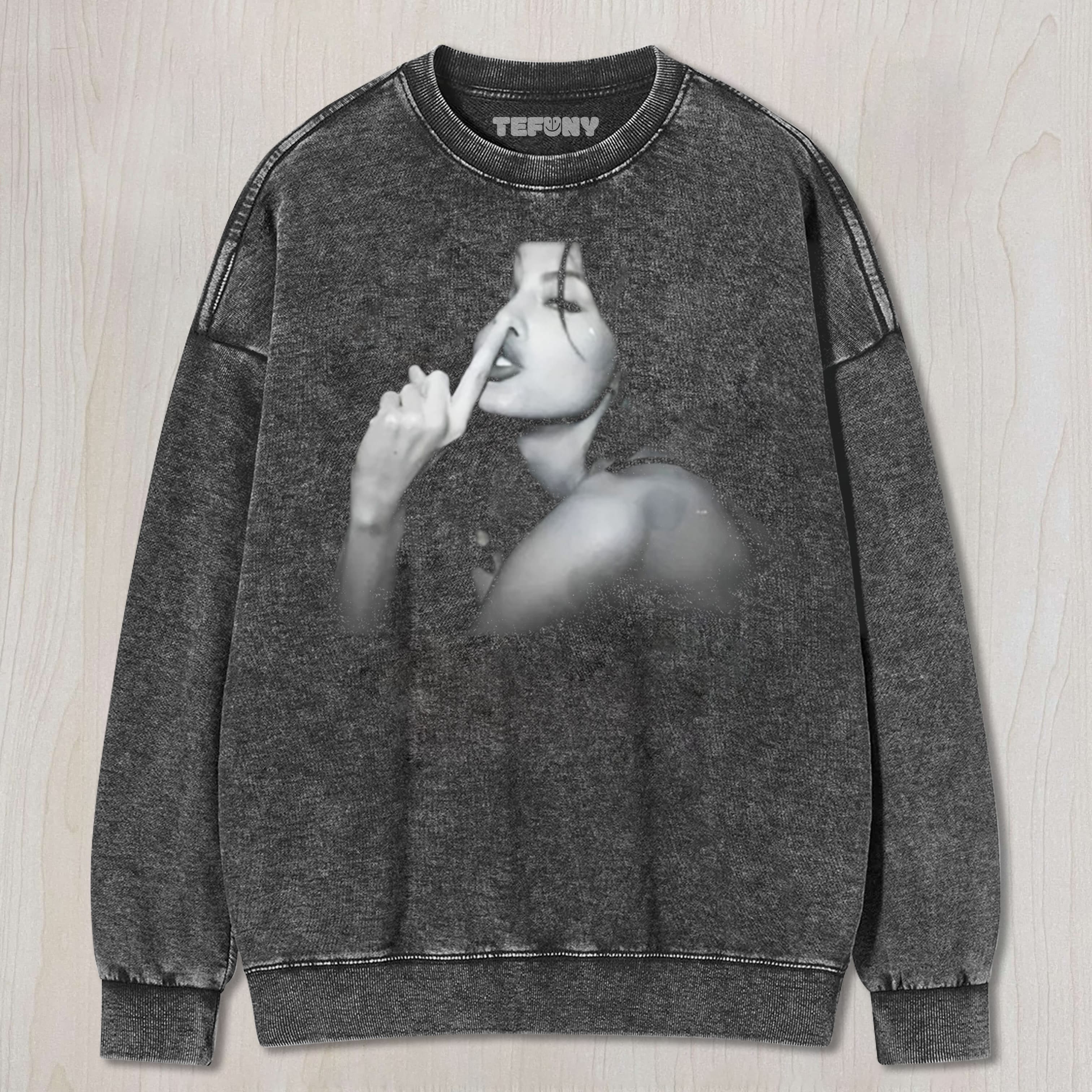 MEGAN FOX SHHH UNISEX TEE, TANK TOP, LAYERED LS, SWEATSHIRT & HOODIE