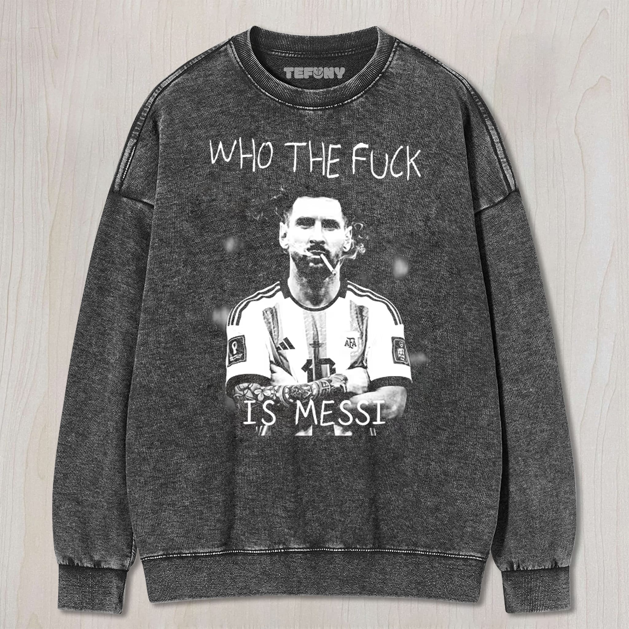 MESSI FUNNY UNISEX TEE, TANK TOP, LAYERED LS, SWEATSHIRT & HOODIE