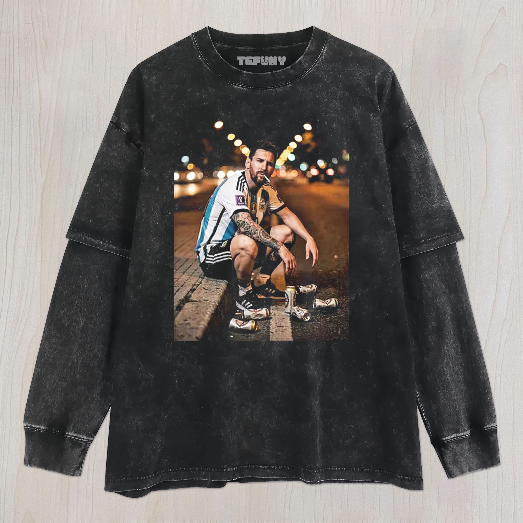 MESSI FUNNY V4 UNISEX TEE, TANK TOP, LAYERED LS, SWEATSHIRT & HOODIE