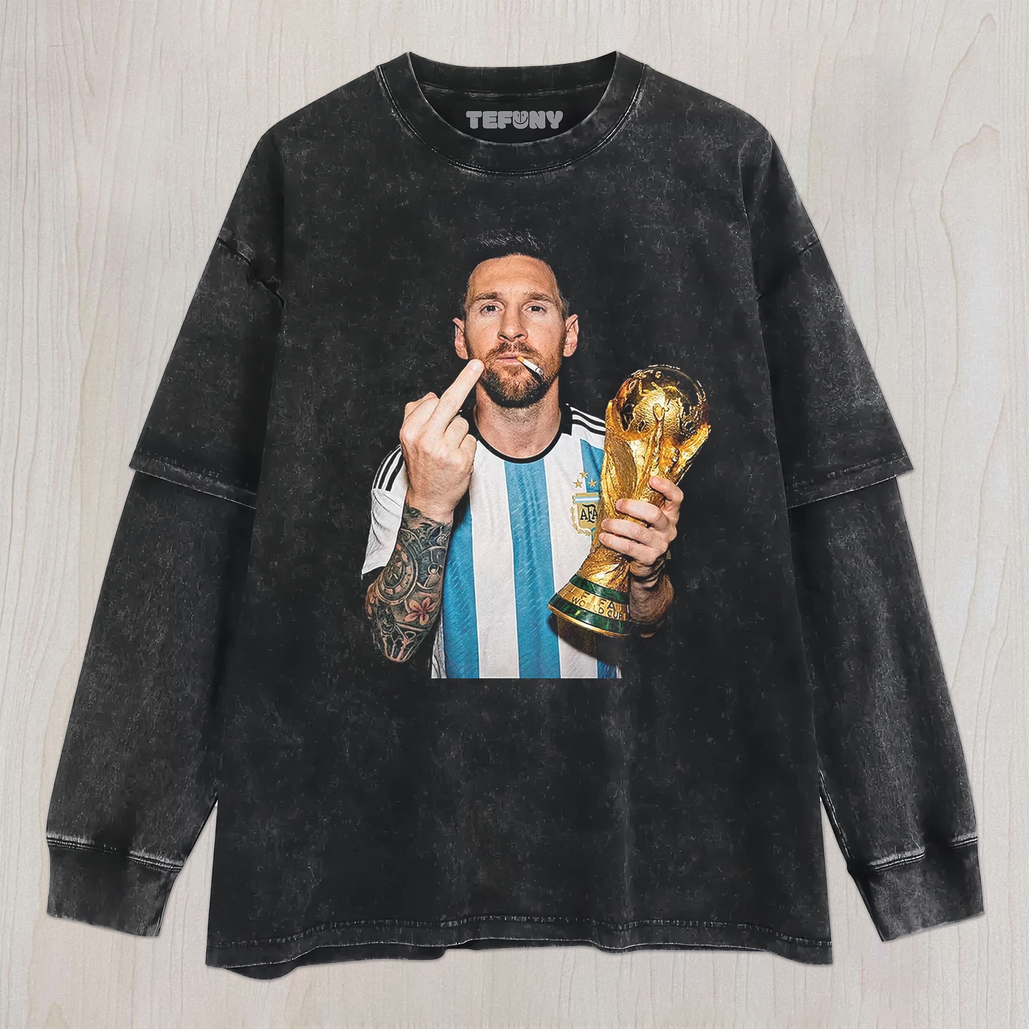MESSI V8 UNISEX TEE, TANK TOP, LAYERED LS, SWEATSHIRT & HOODIE