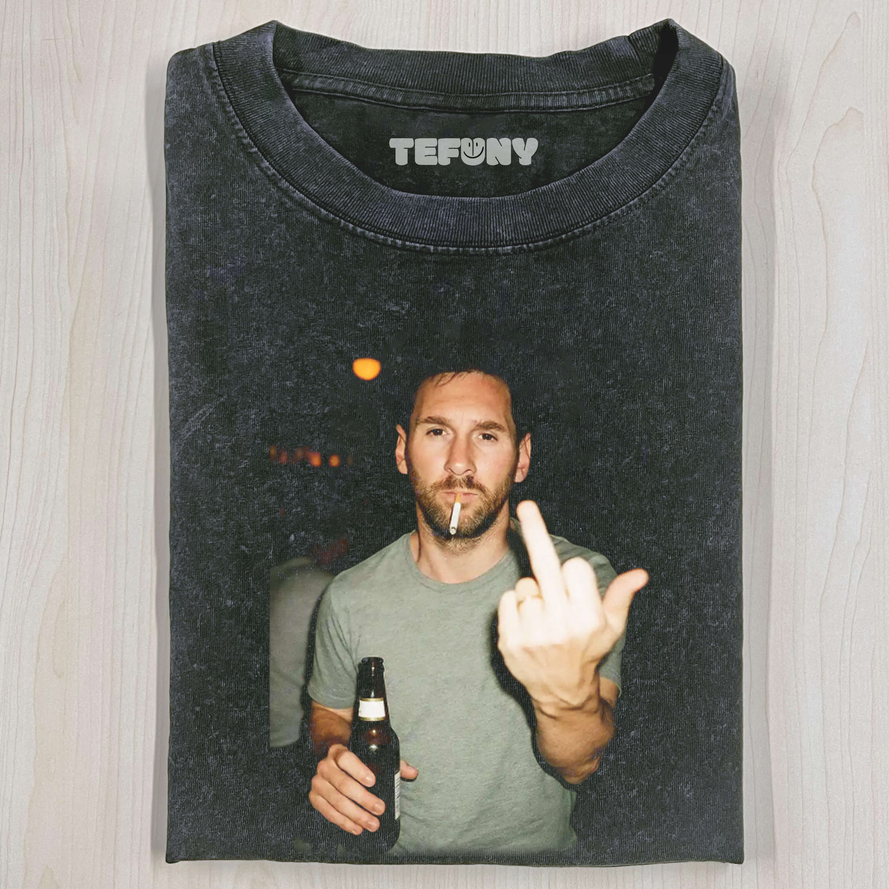 MESSI MIDDLE FINGER T-SHIRT