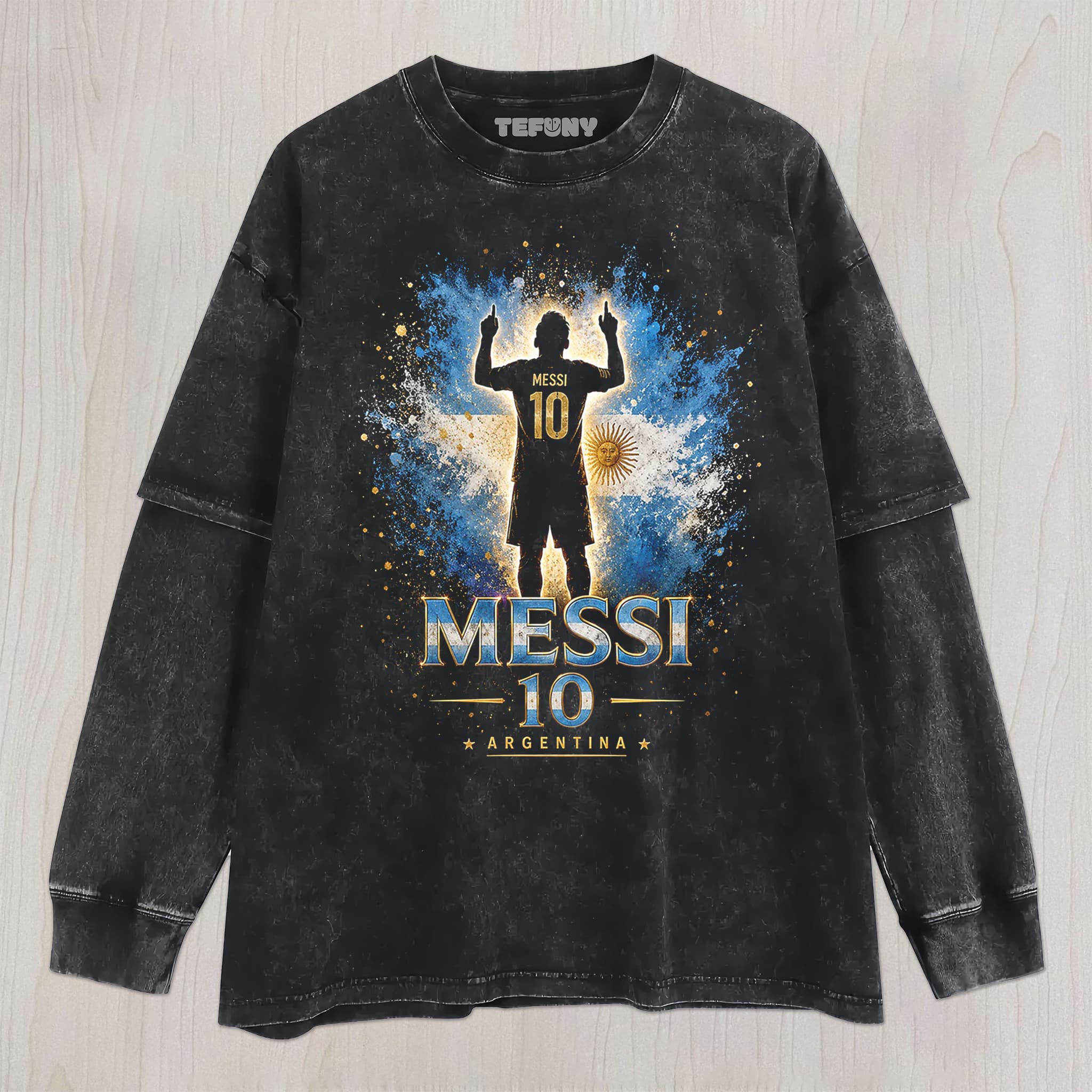 MESSI V2 UNISEX TEE, TANK TOP, LAYERED LS, SWEATSHIRT & HOODIE