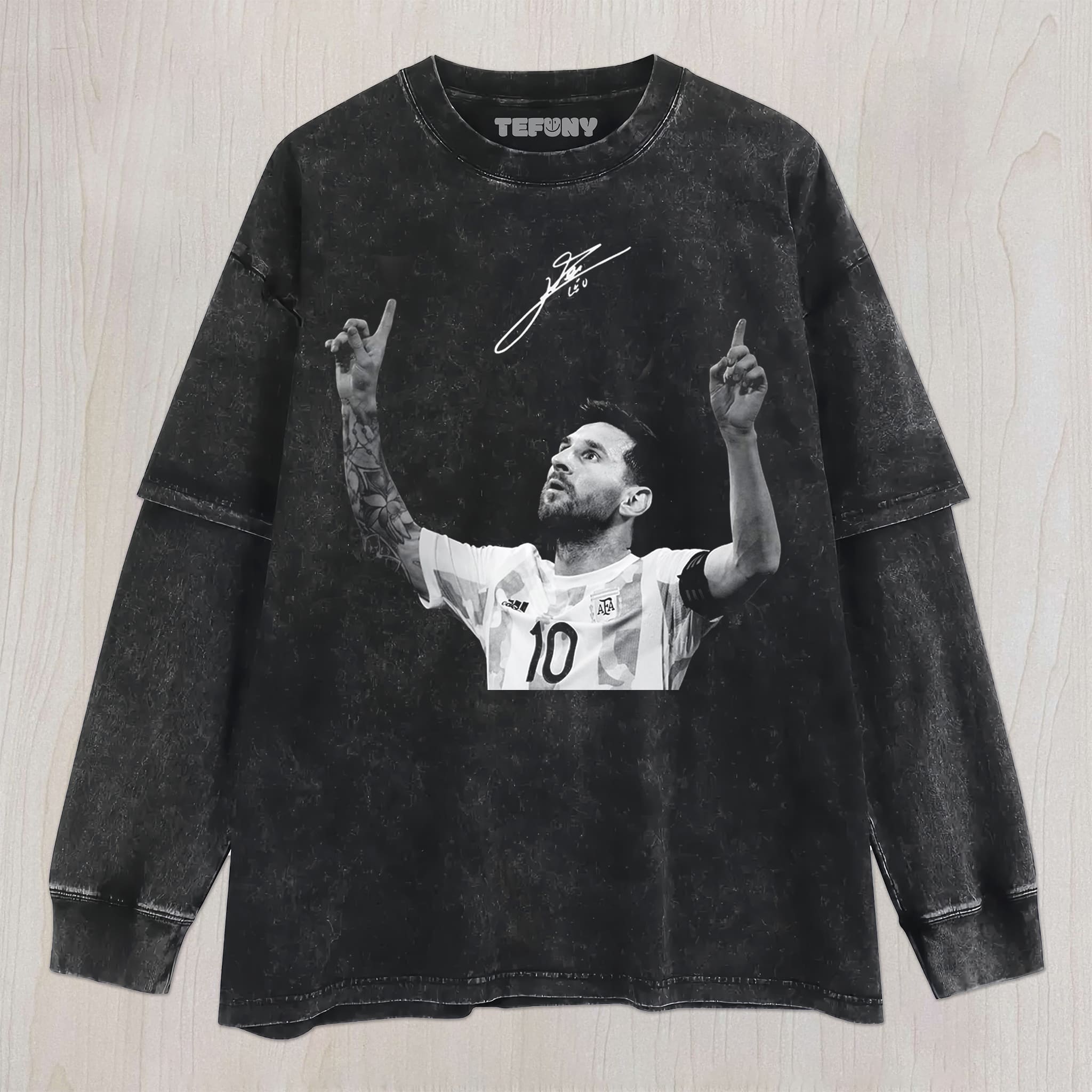 MESSI V6 UNISEX TEE, TANK TOP, LAYERED LS, SWEATSHIRT & HOODIE