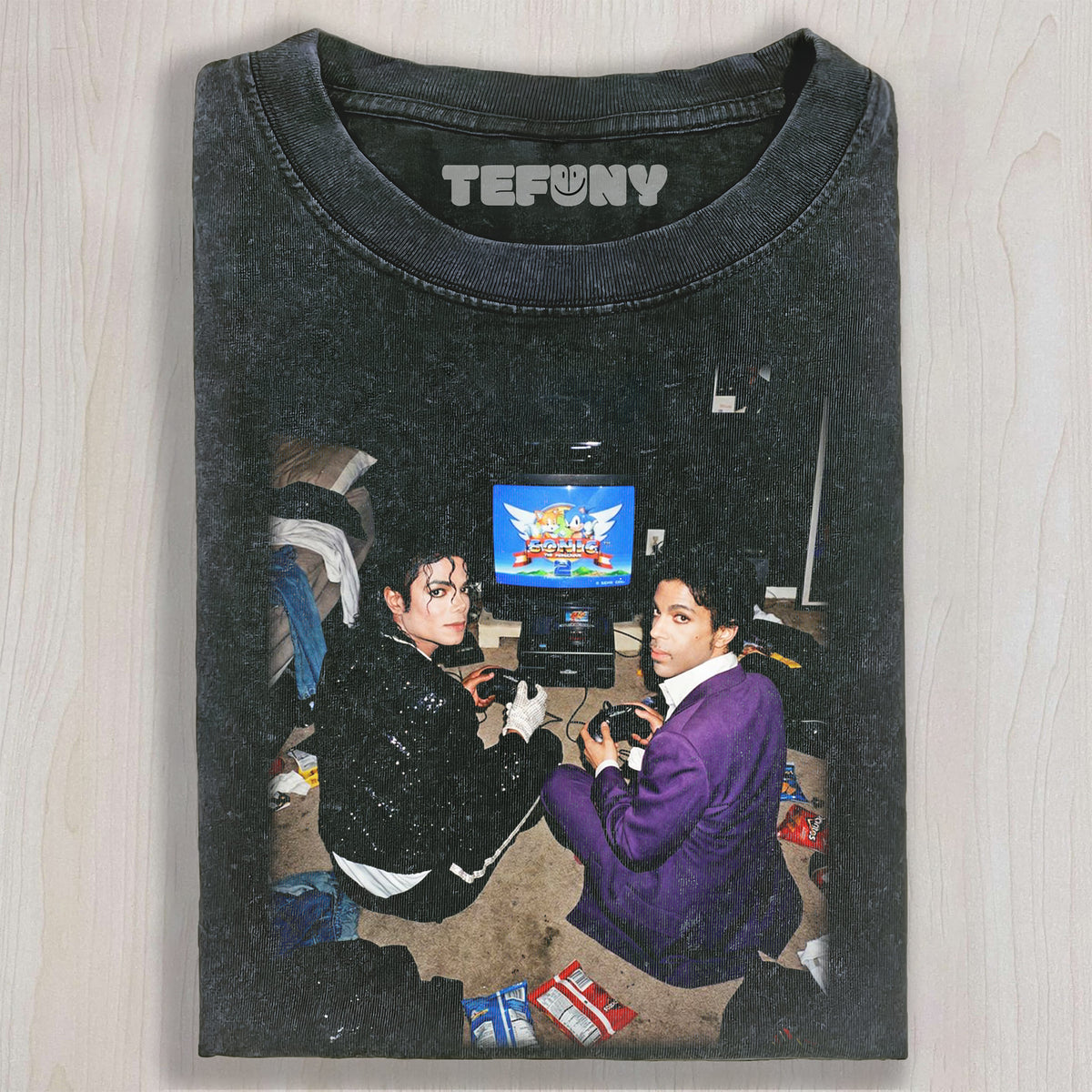 MICHAEL JACKSON AND PRINCE UNISEX TEE, TANK TOP, LAYERED LS, SWEATSHIRT & HOODIE