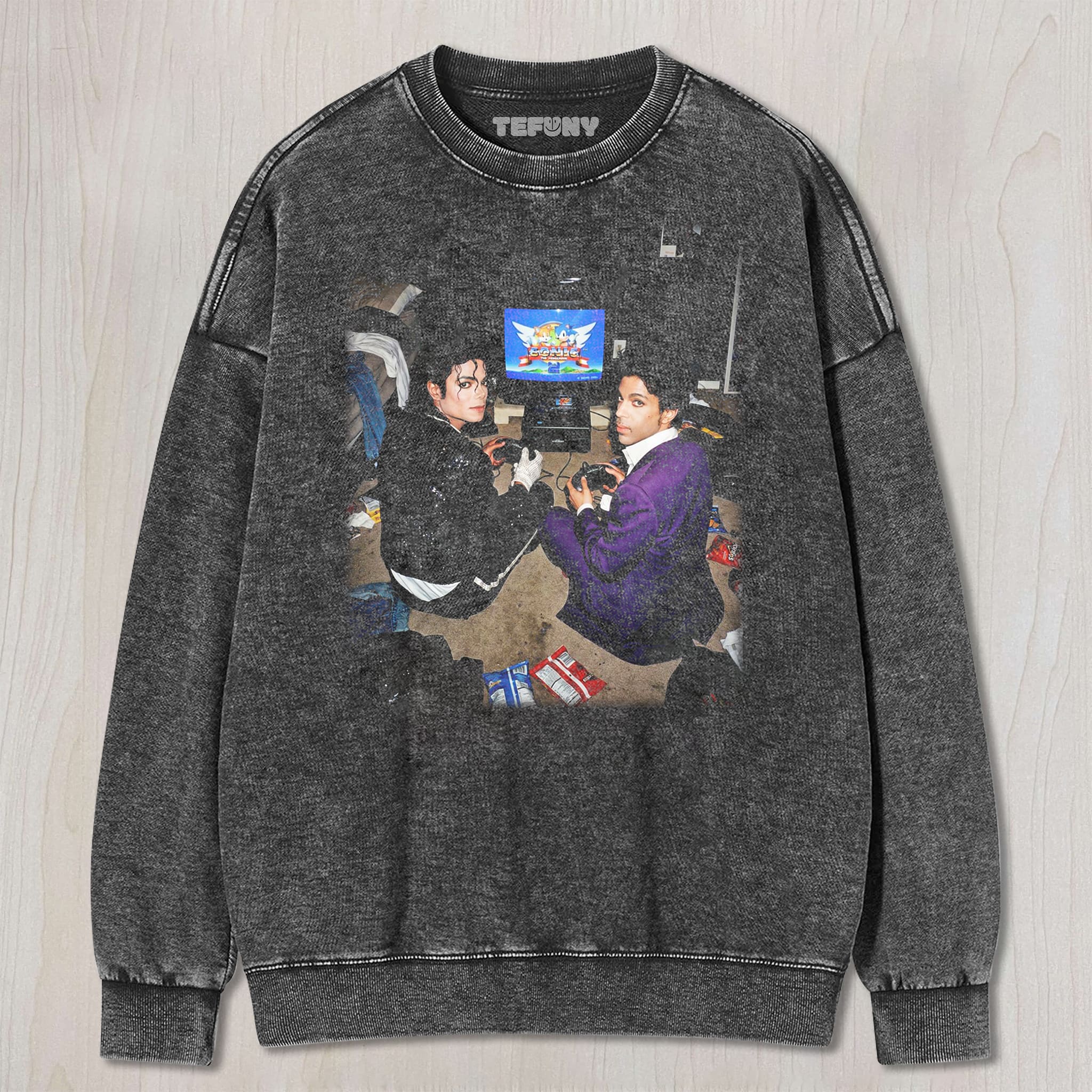 MICHAEL JACKSON AND PRINCE UNISEX TEE, TANK TOP, LAYERED LS, SWEATSHIRT & HOODIE