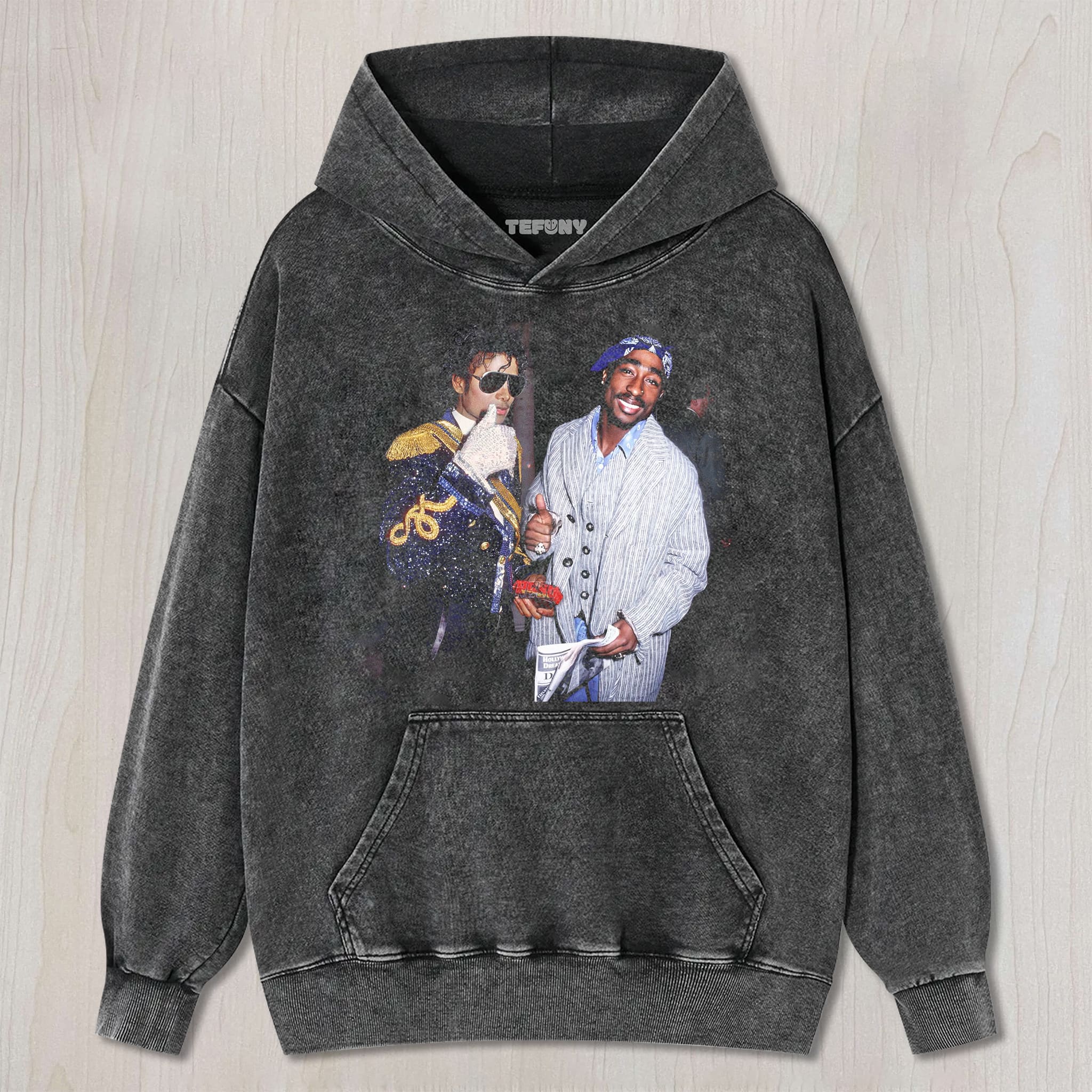 MICHAEL JACKSON AND TUPAC UNISEX TEE, TANK TOP, LAYERED LS, SWEATSHIRT & HOODIE