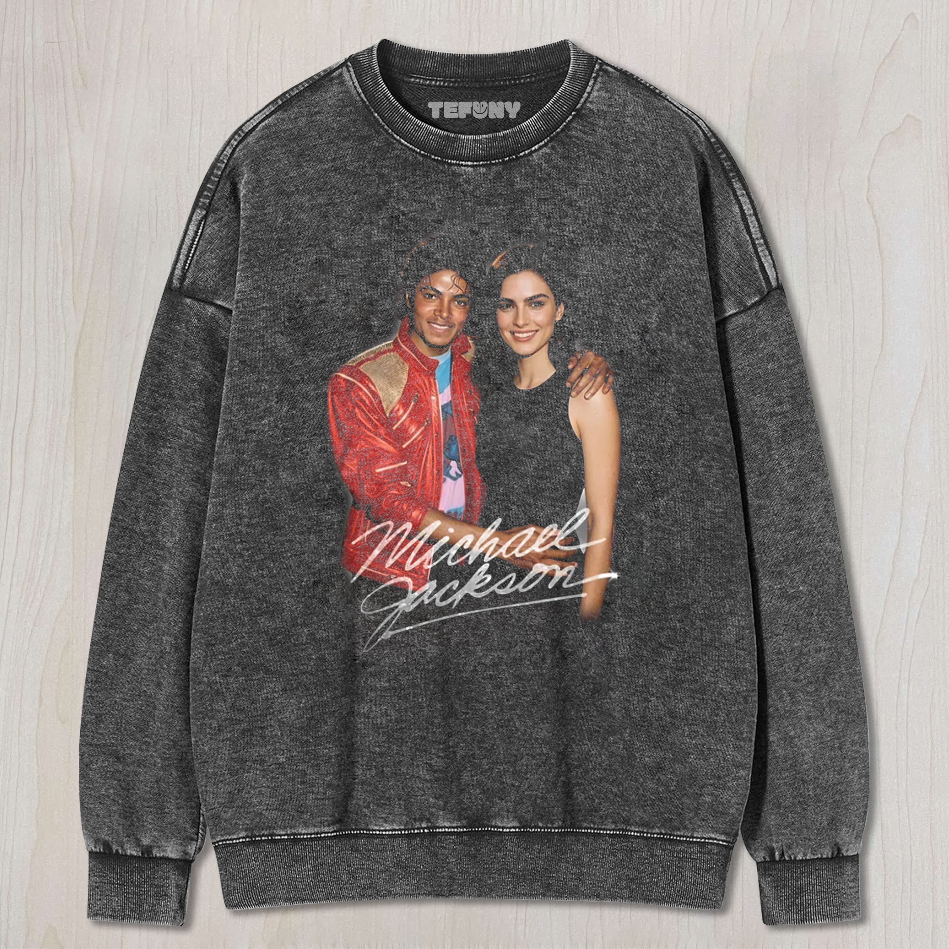 MICHAEL JACKSON CUSTOM UNISEX TEE, TANK TOP, LAYERED LS, SWEATSHIRT & HOODIE