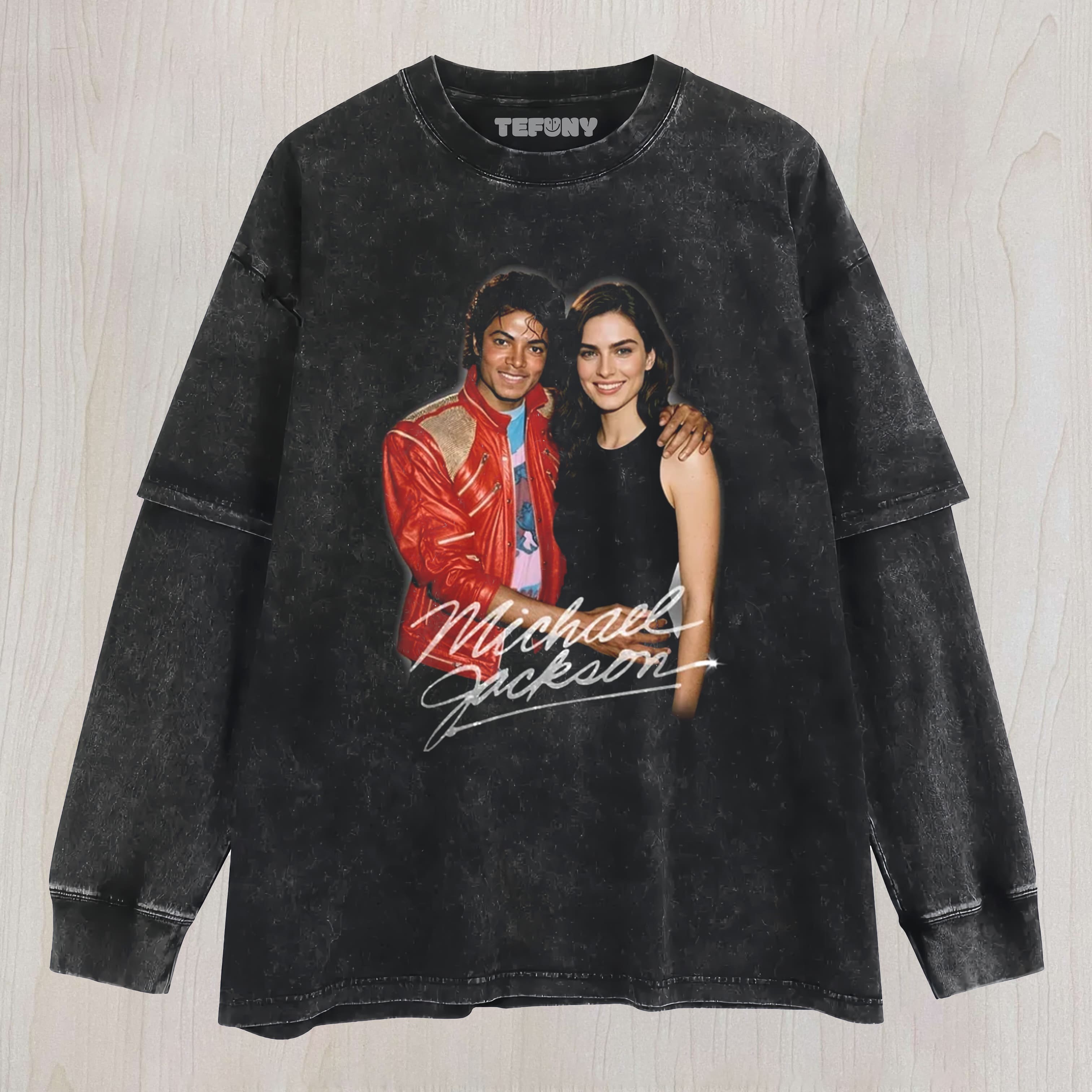 MICHAEL JACKSON CUSTOM UNISEX TEE, TANK TOP, LAYERED LS, SWEATSHIRT & HOODIE