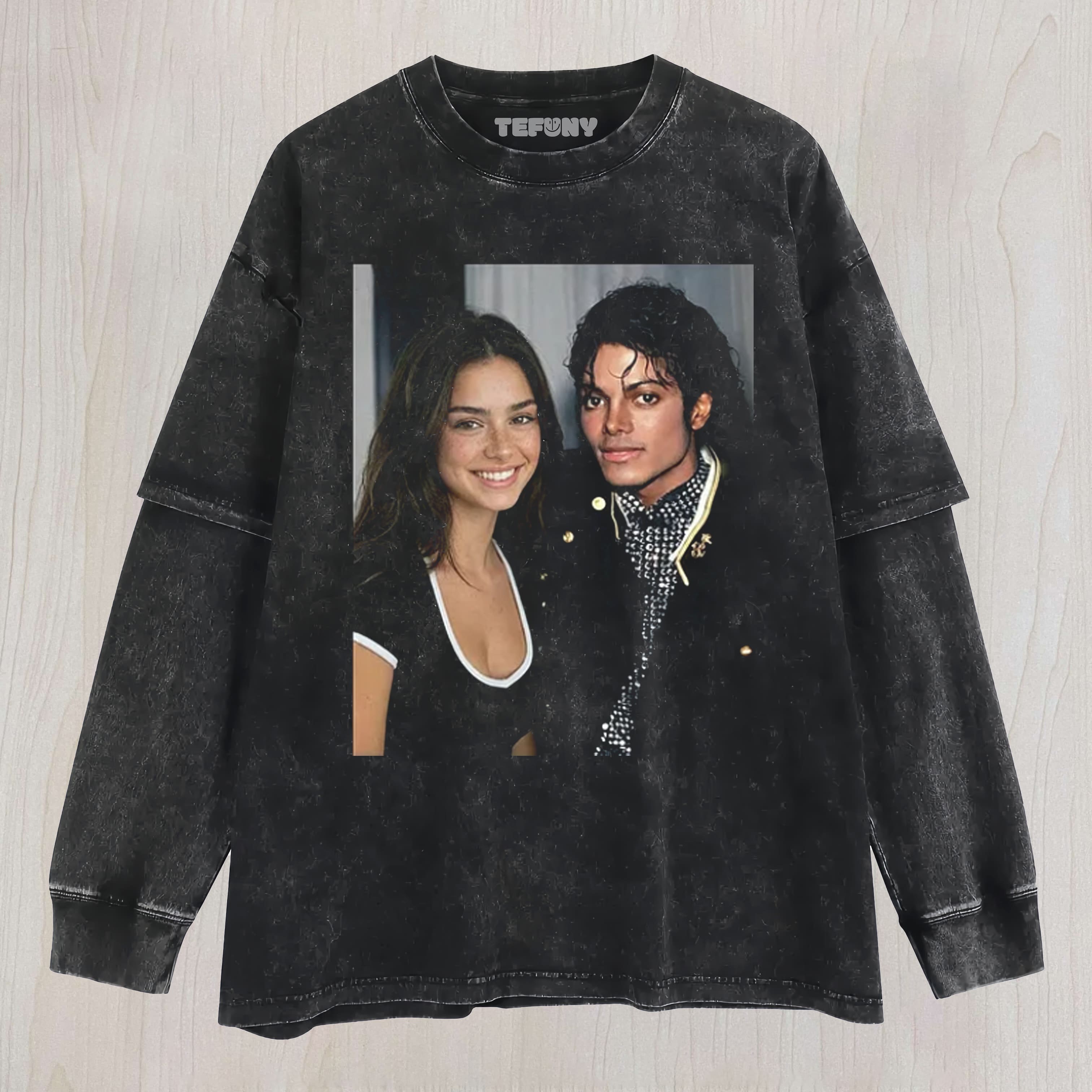 MICHAEL JACKSON CUSTOM V2 UNISEX TEE, TANK TOP, LAYERED LS, SWEATSHIRT & HOODIE
