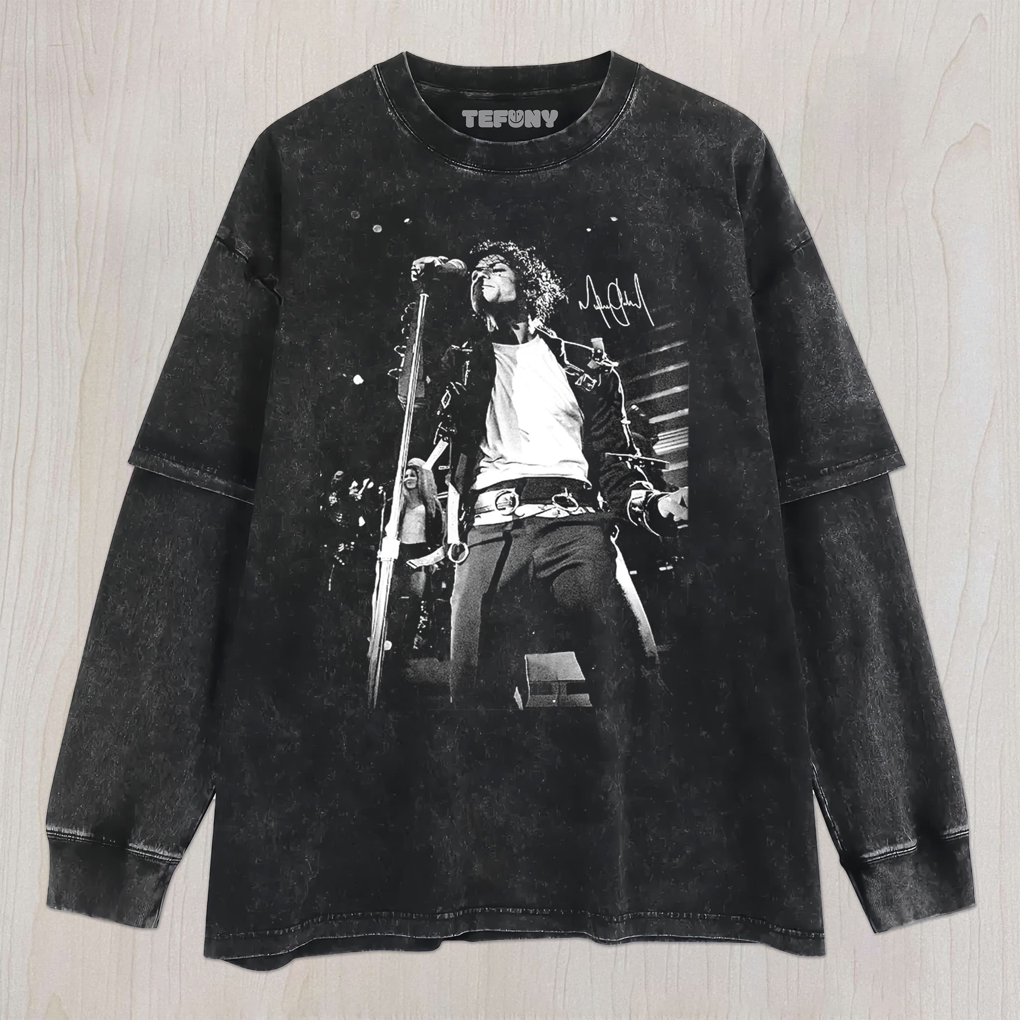 MICHAEL JACKSON N23 UNISEX TEE, TANK TOP, LAYERED LS, SWEATSHIRT & HOODIE