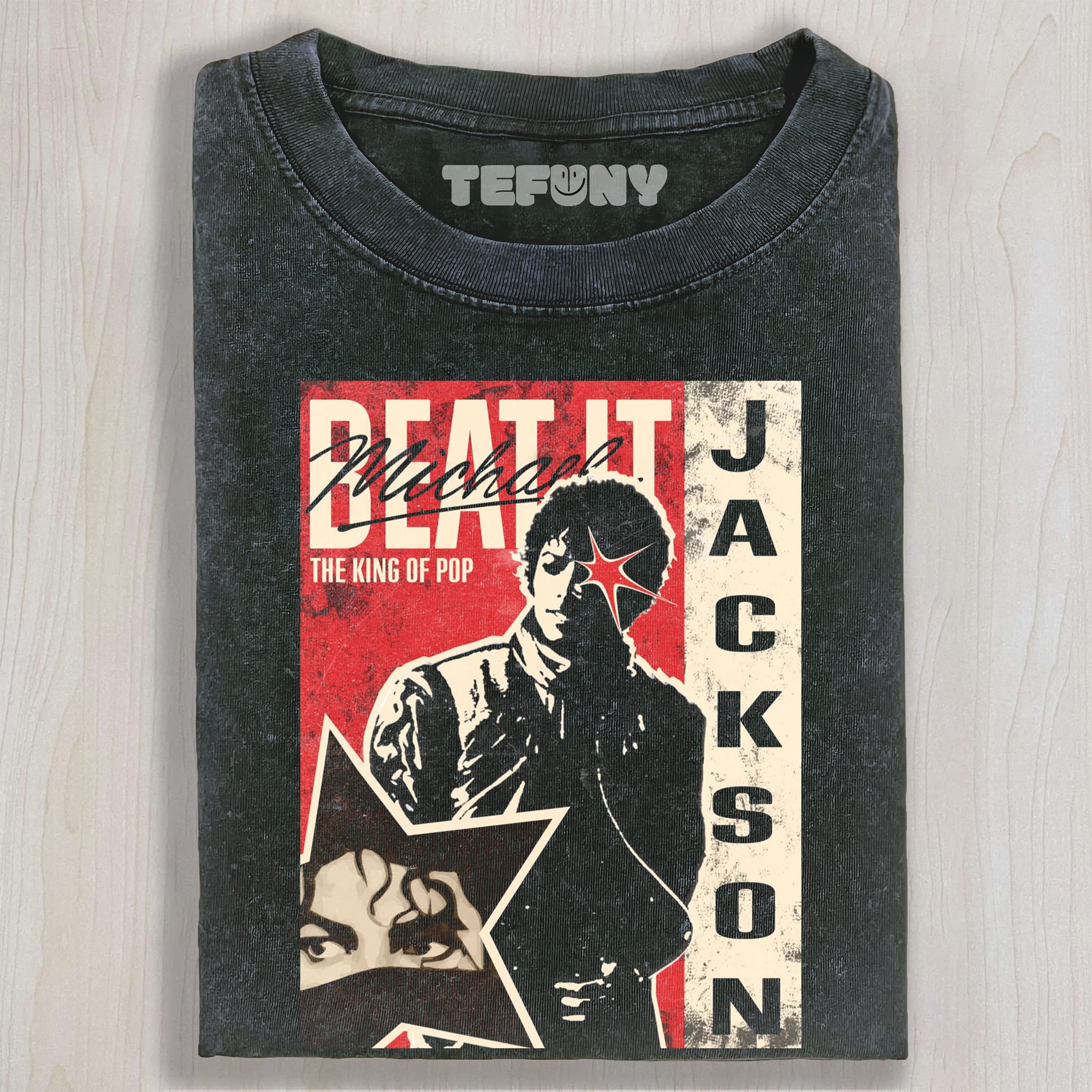 MICHAEL JACKSON RETRO POSTER UNISEX TEE, TANK TOP, LAYERED LS, SWEATSHIRT & HOODIE