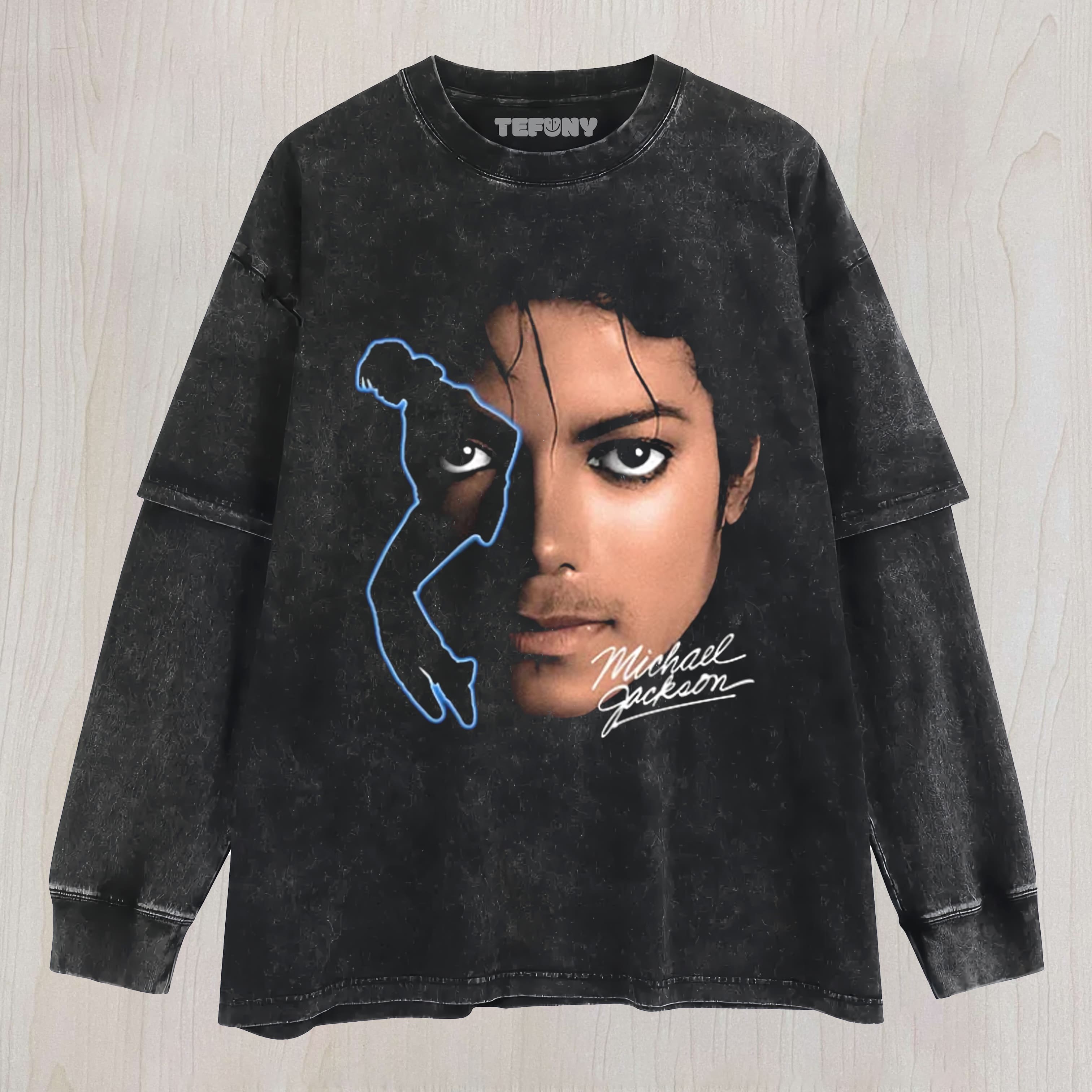 MICHAEL JACKSON V3  UNISEX TEE, TANK TOP, LAYERED LS, SWEATSHIRT & HOODIE