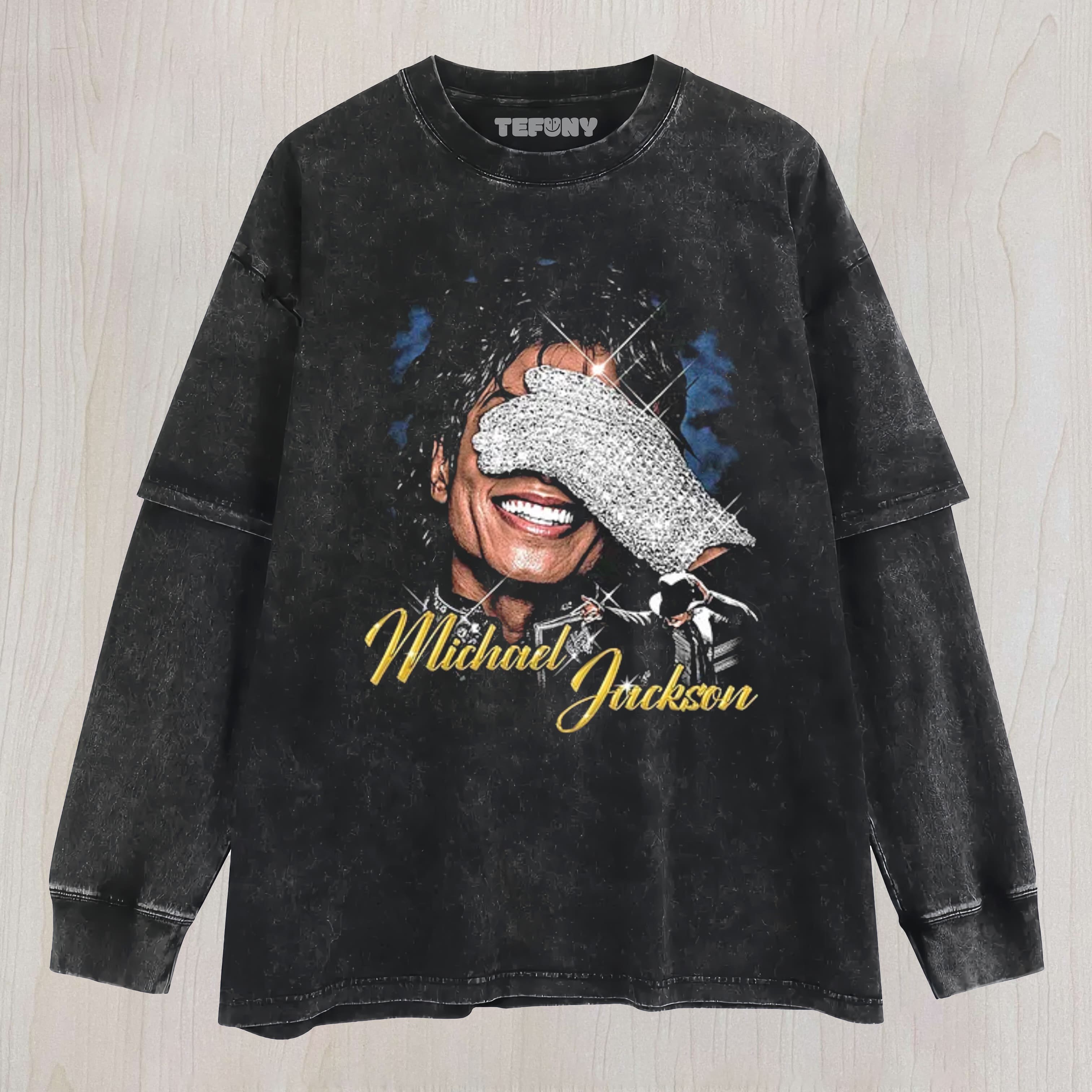 MICHAEL JACKSON V7 UNISEX TEE, TANK TOP, LAYERED LS, SWEATSHIRT & HOODIE