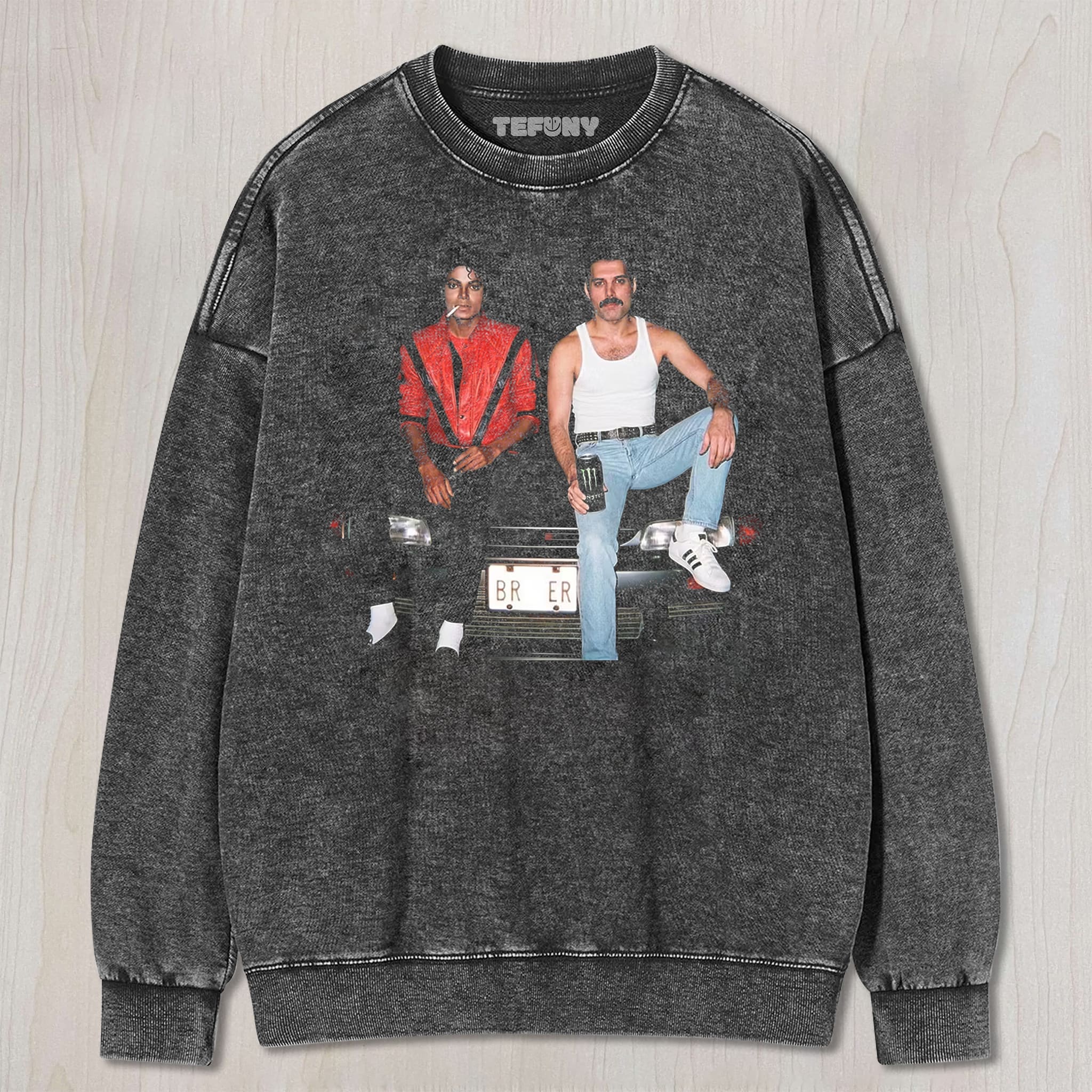 MICHAEL JACKSON & FREDDIE MERCURY UNISEX TEE, TANK TOP, LAYERED LS, SWEATSHIRT & HOODIE