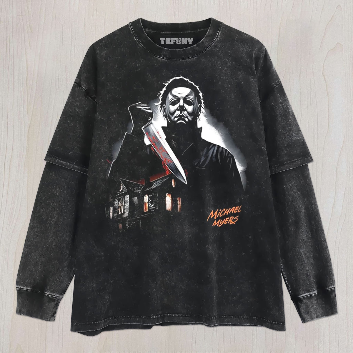 MICHAEL MYERS V2 UNISEX TEE, TANK TOP, LAYERED LS, SWEATSHIRT & HOODIE
