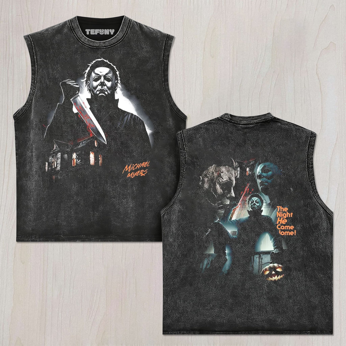 MICHAEL MYERS V2 UNISEX TEE, TANK TOP, LAYERED LS, SWEATSHIRT & HOODIE
