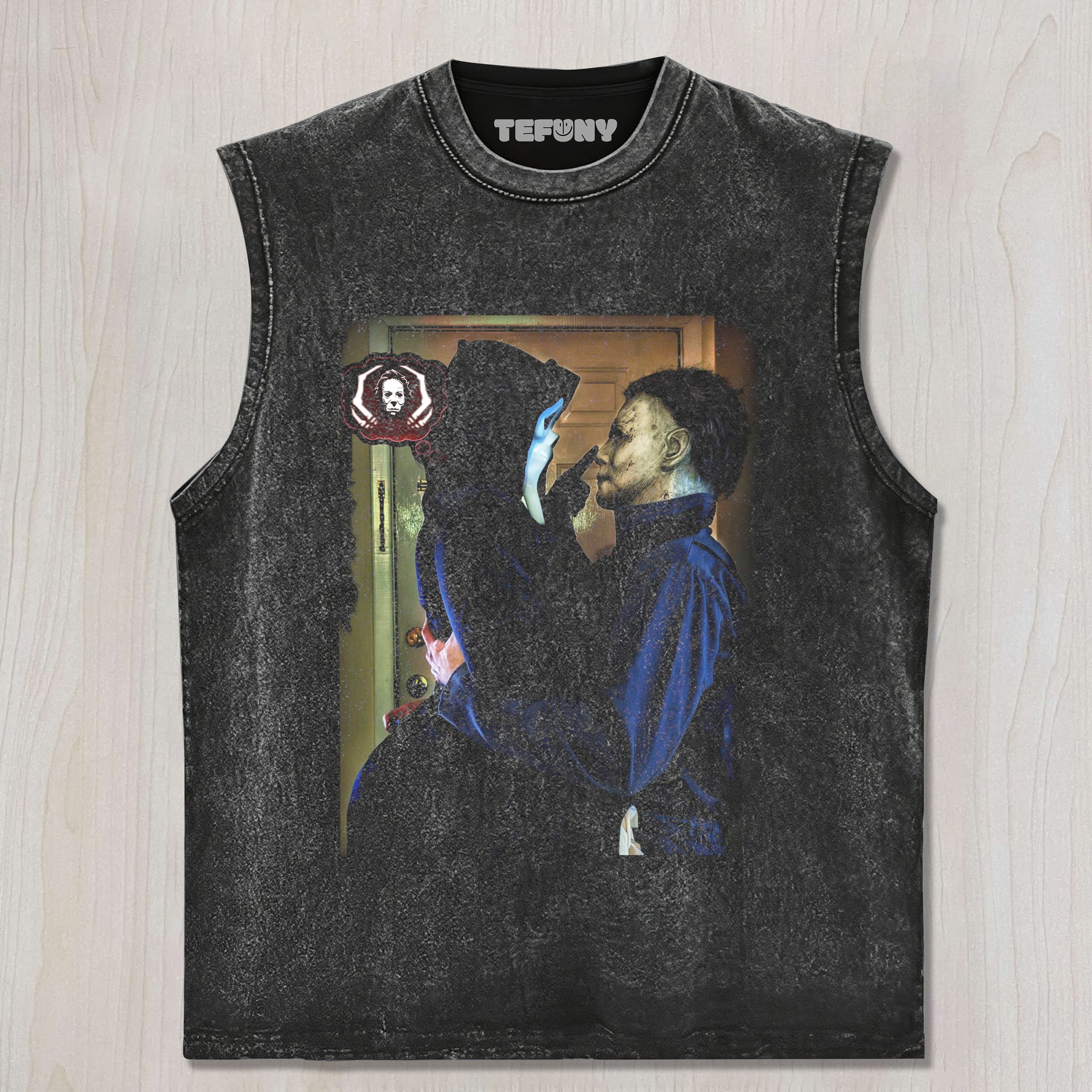 MICHAEL AND GHOSTFACE HUG UNISEX TEE, TANK TOP, LAYERED LS, SWEATSHIRT & HOODIE