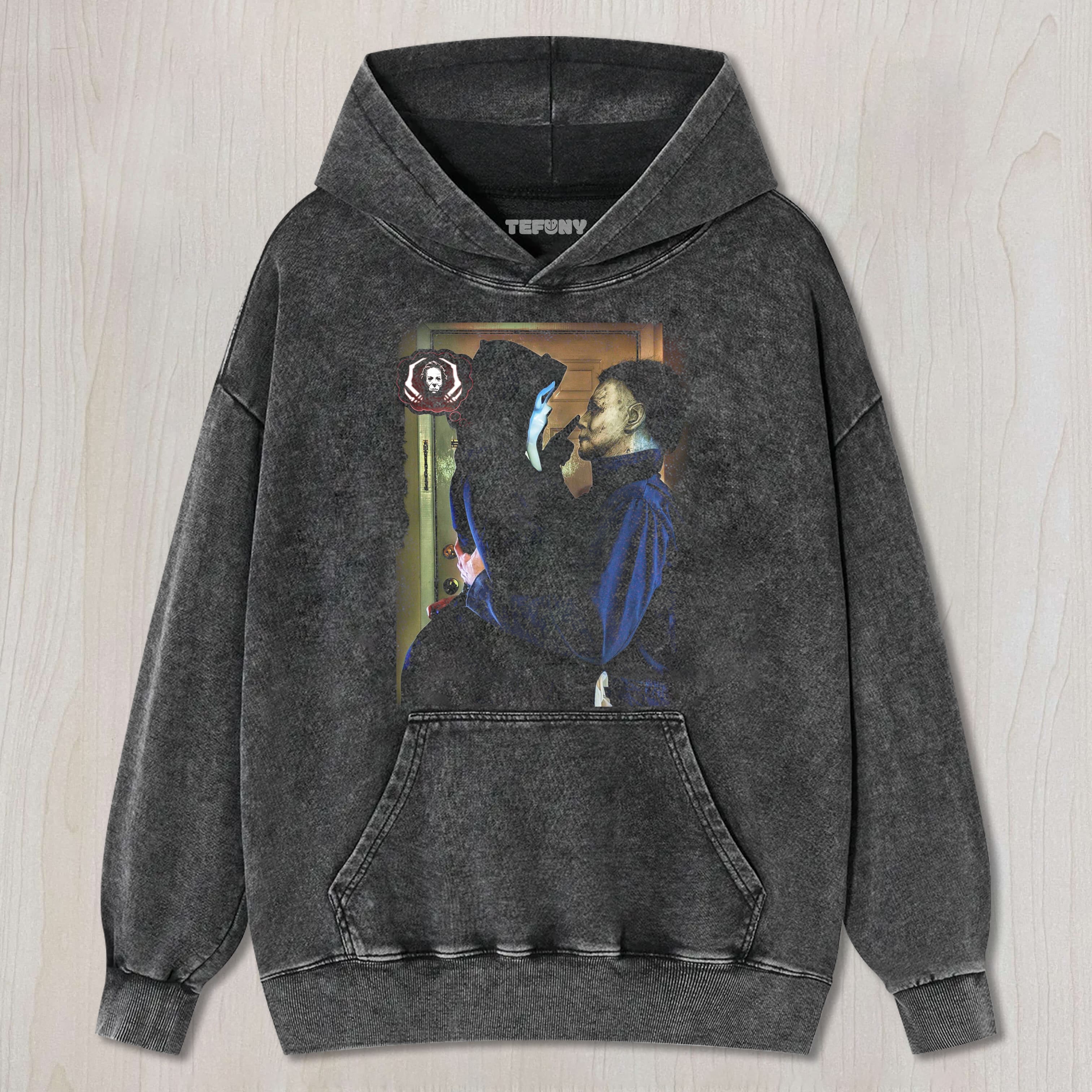 MICHAEL AND GHOSTFACE HUG UNISEX TEE, TANK TOP, LAYERED LS, SWEATSHIRT & HOODIE