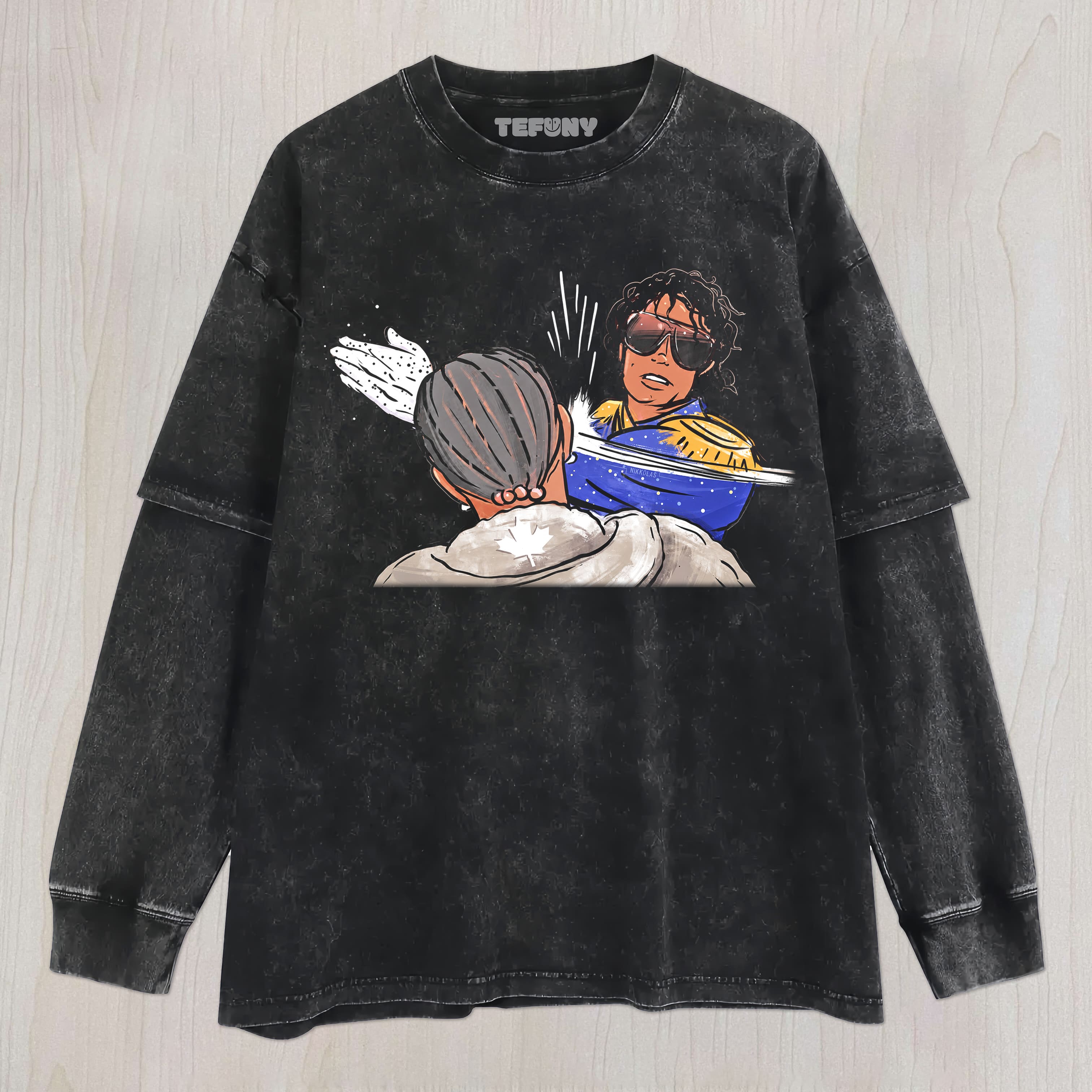 MICHAEL JACKSON MEME UNISEX TEE, TANK TOP, LAYERED LS, SWEATSHIRT & HOODIE