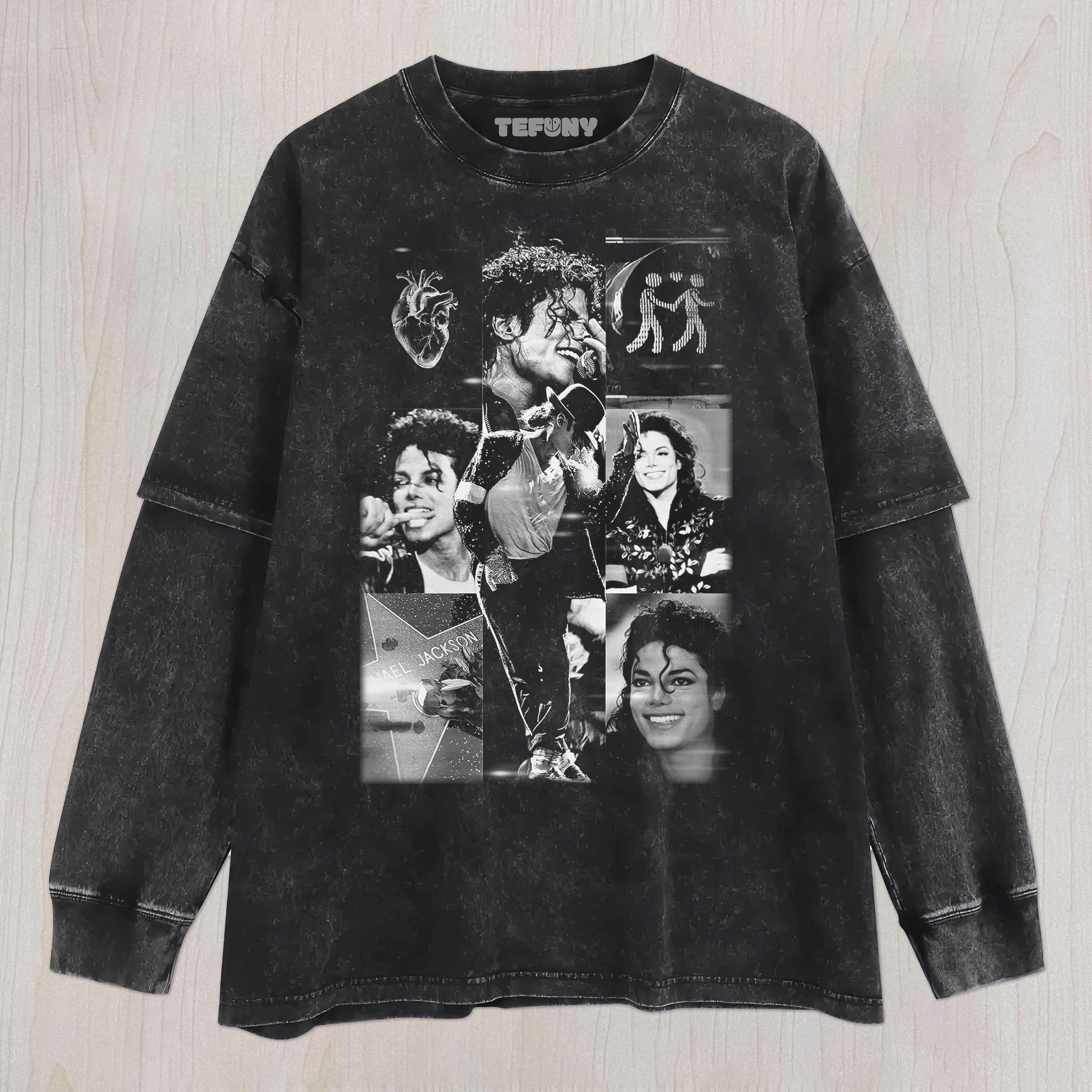 MICHAEL JACKSON N3 UNISEX TEE, TANK TOP, LAYERED LS, SWEATSHIRT & HOODIE