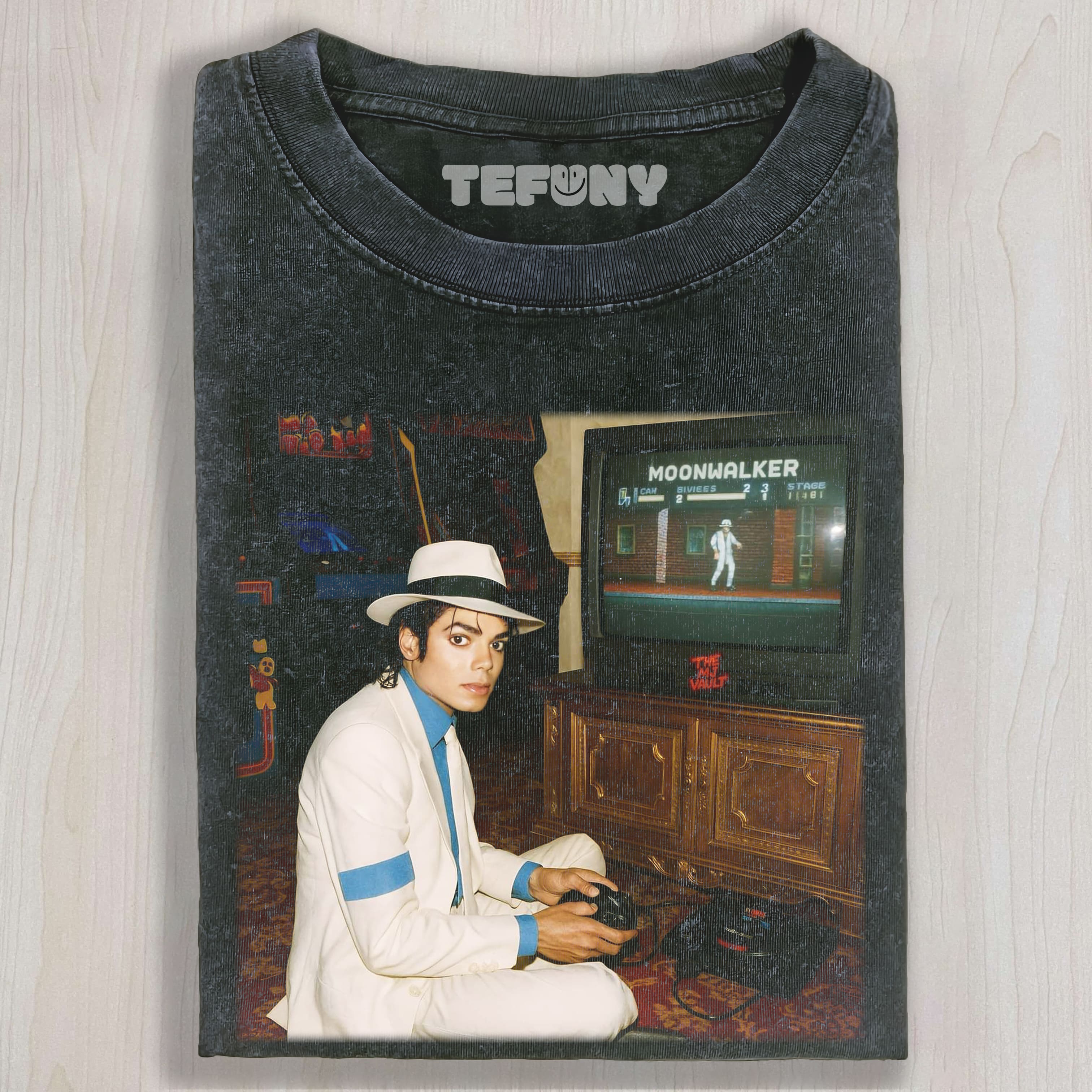 MICHAEL JACKSON RETRO GAMES UNISEX TEE, TANK TOP, LAYERED LS, SWEATSHIRT & HOODIE