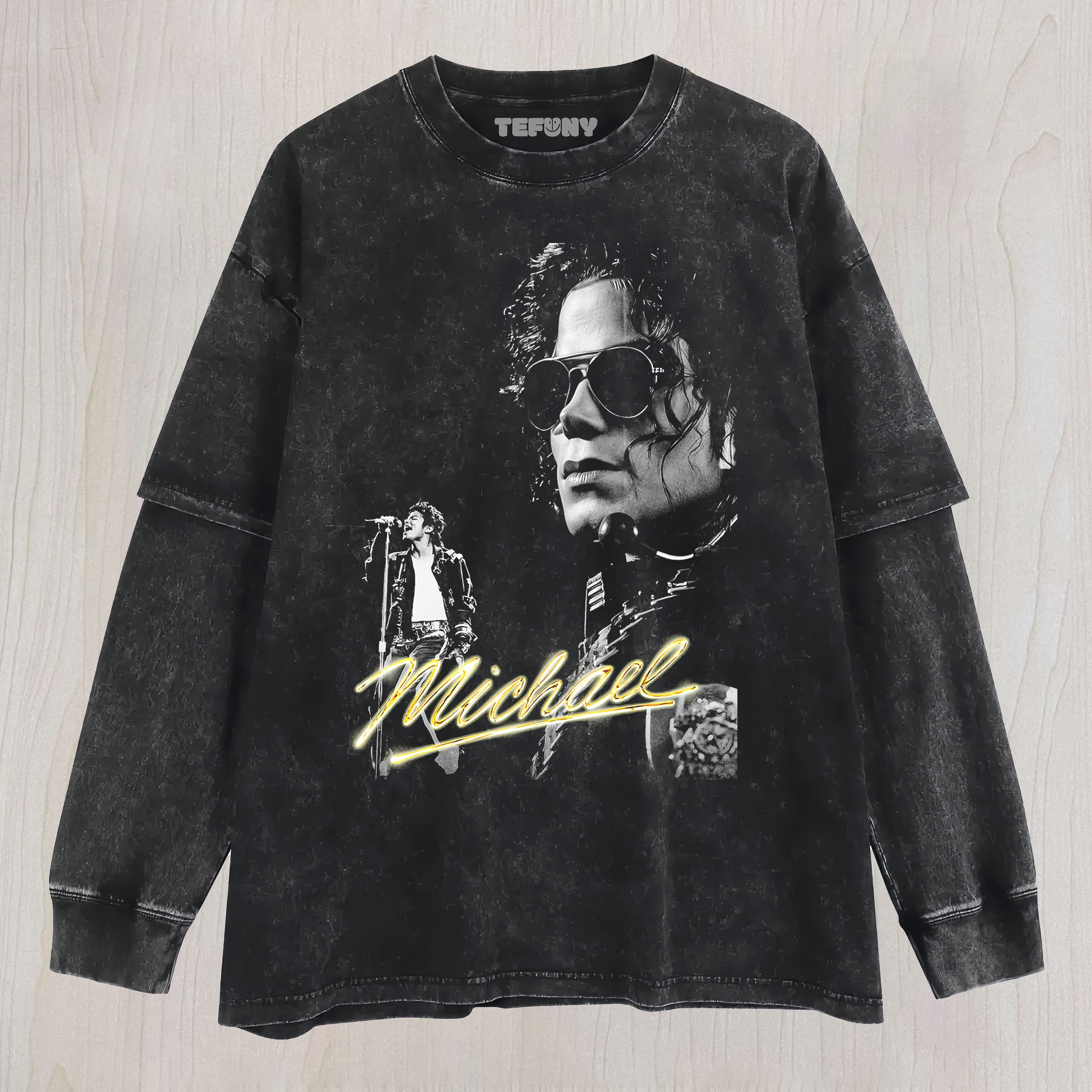MICHAEL JACKSON V2 UNISEX TEE, TANK TOP, LAYERED LS, SWEATSHIRT & HOODIE