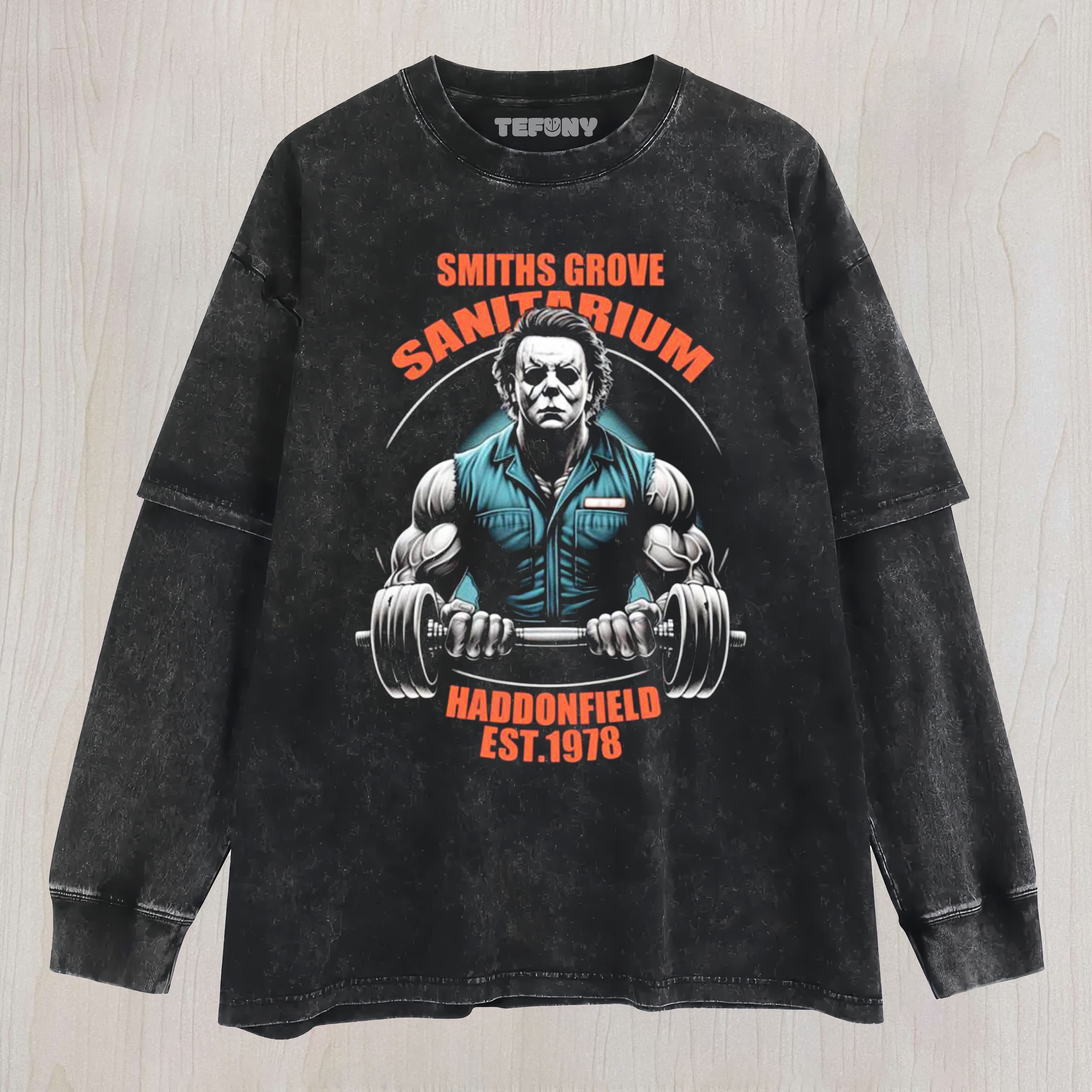 MICHAEL MYERS - GYM OF TERROR LAYERED LONG SLEEVE