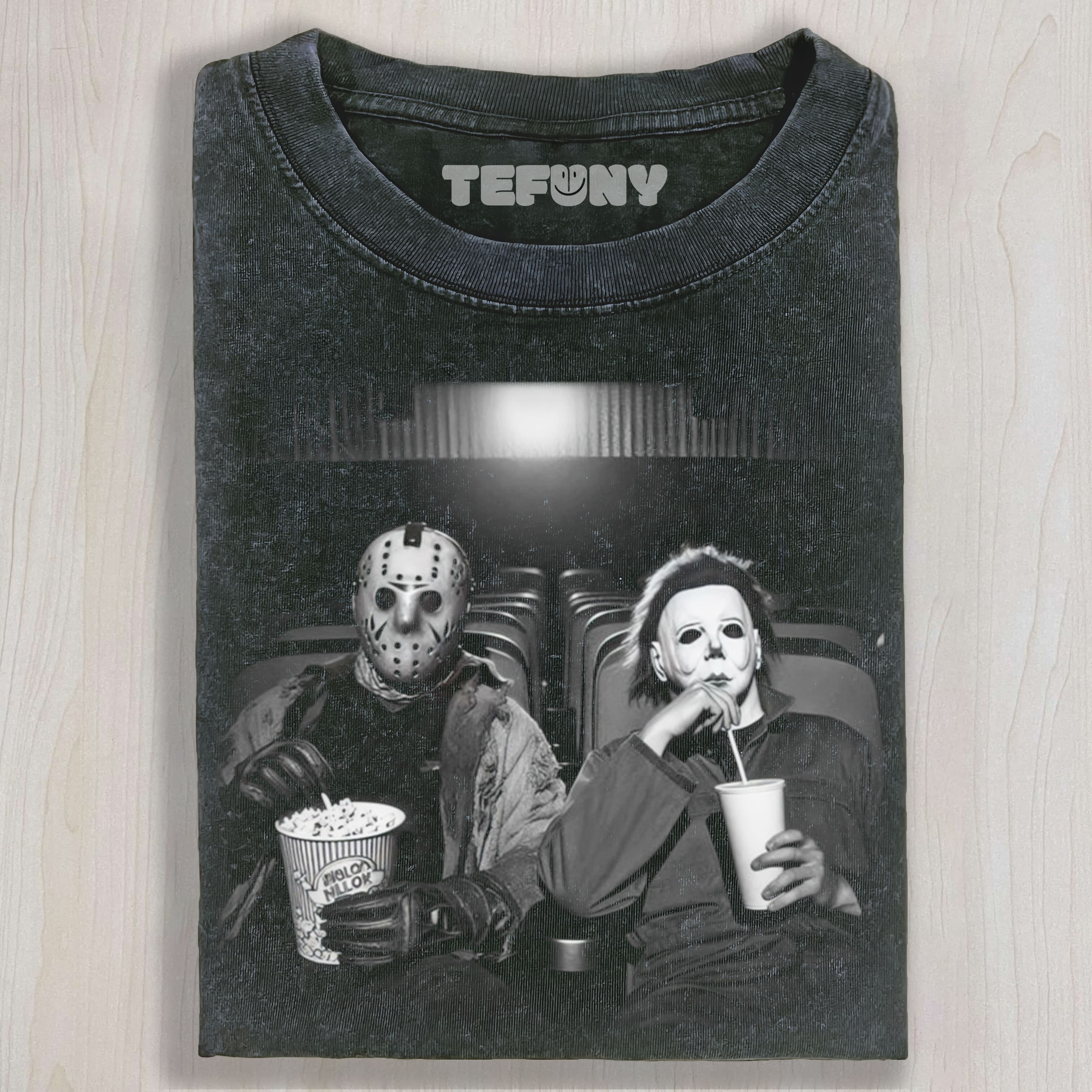 MICHAEL MYERS AND JASON V1 UNISEX TEE, TANK TOP, LAYERED LS, SWEATSHIRT & HOODIE