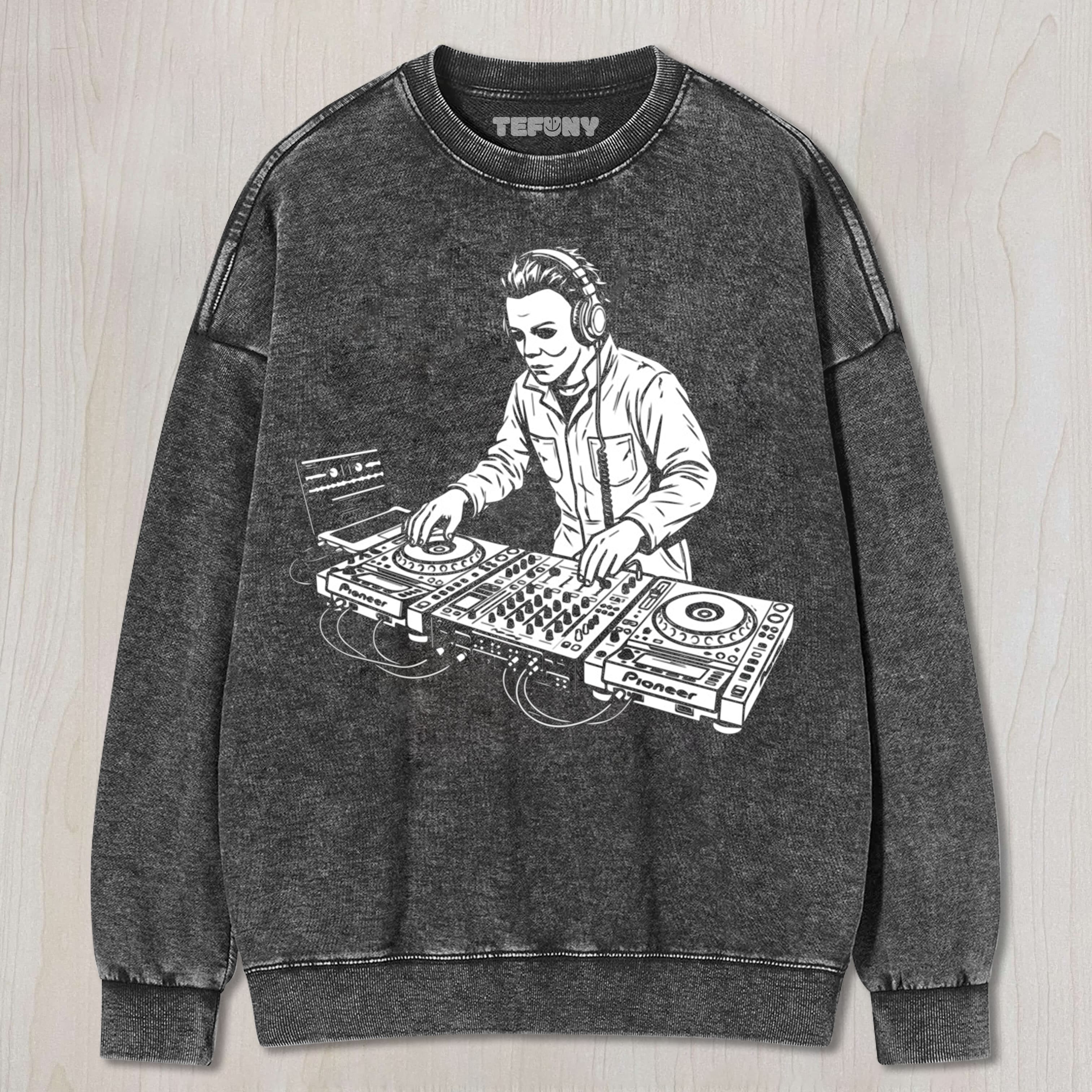 MICHAEL MYERS DJ UNISEX TEE, TANK TOP, LAYERED LS, SWEATSHIRT & HOODIE