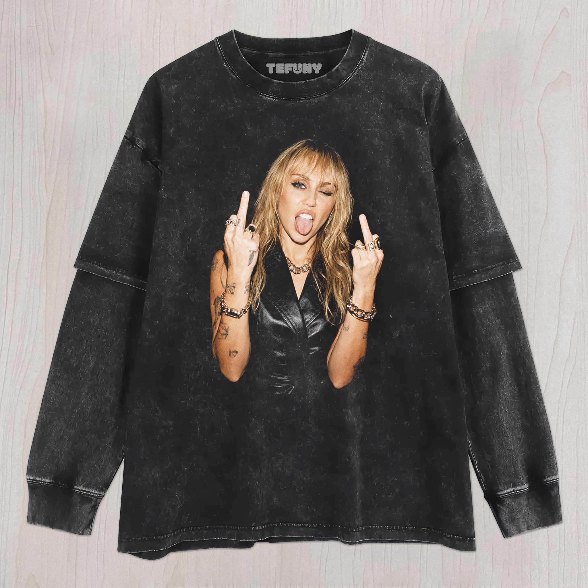 MILEY CYRUS N1 UNISEX TEE, TANK TOP, LAYERED LS, SWEATSHIRT & HOODIE