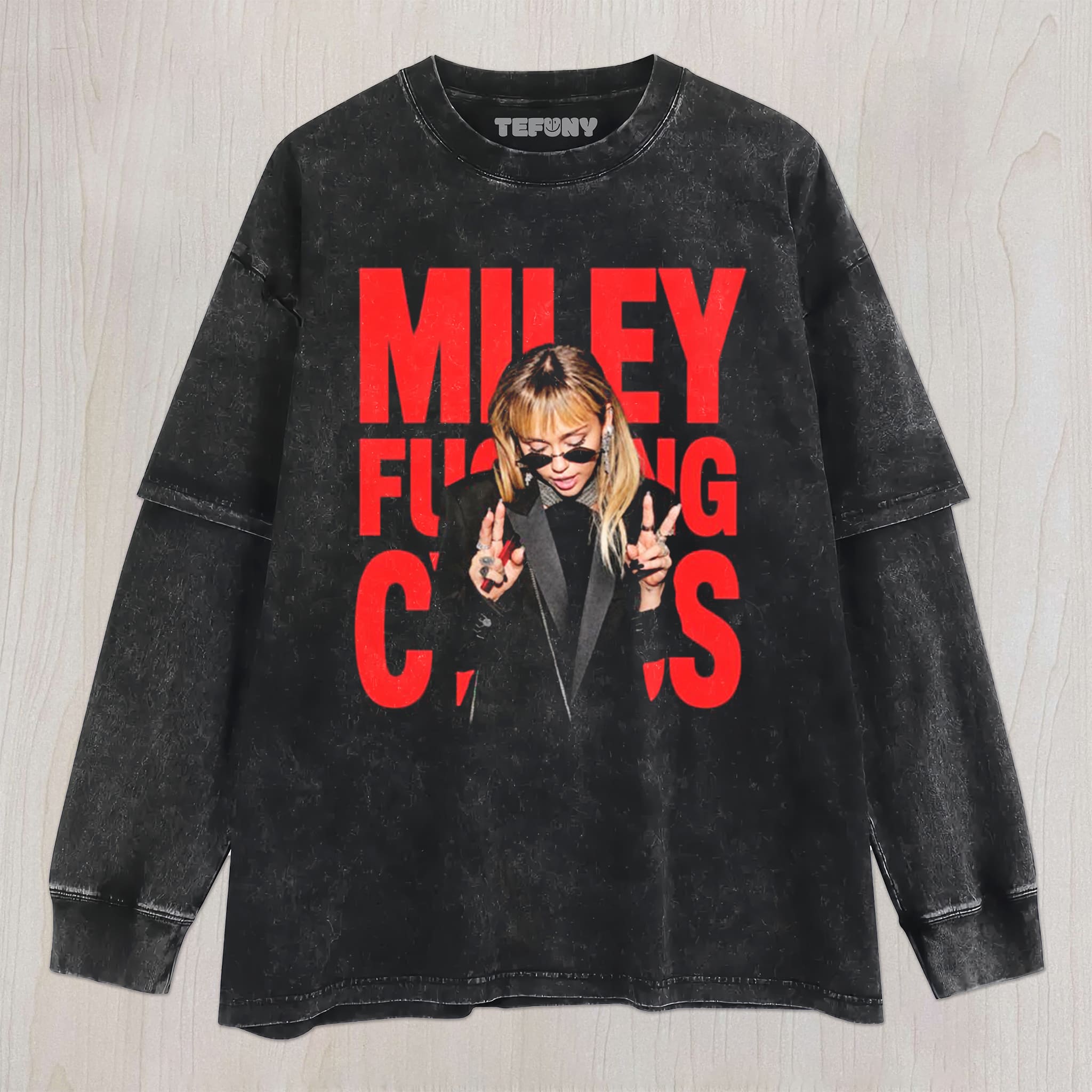 MILEY CYRUS N5 UNISEX TEE, TANK TOP, LAYERED LS, SWEATSHIRT & HOODIE