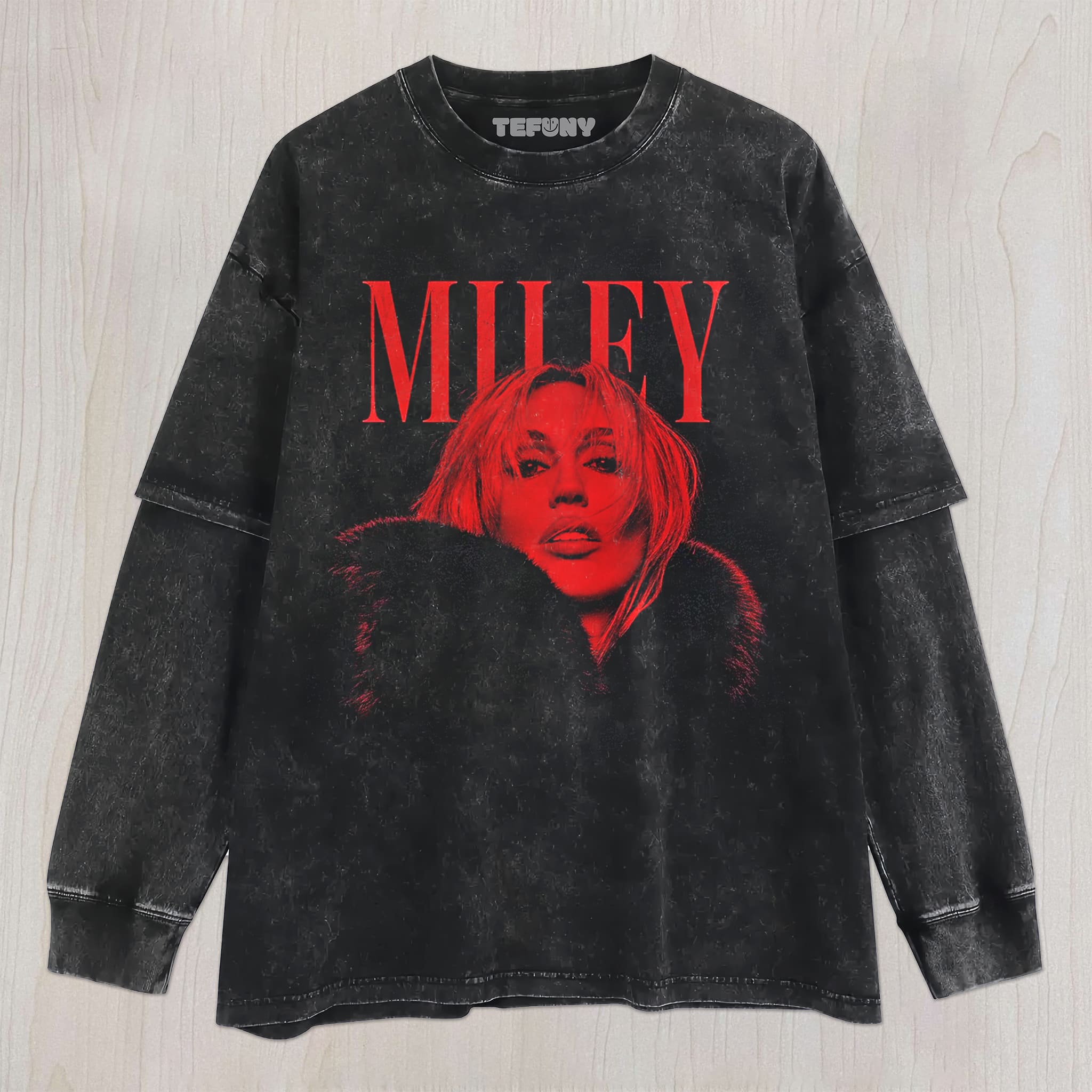 MILEY CYRUS V5 UNISEX TEE, TANK TOP, LAYERED LS, SWEATSHIRT & HOODIE