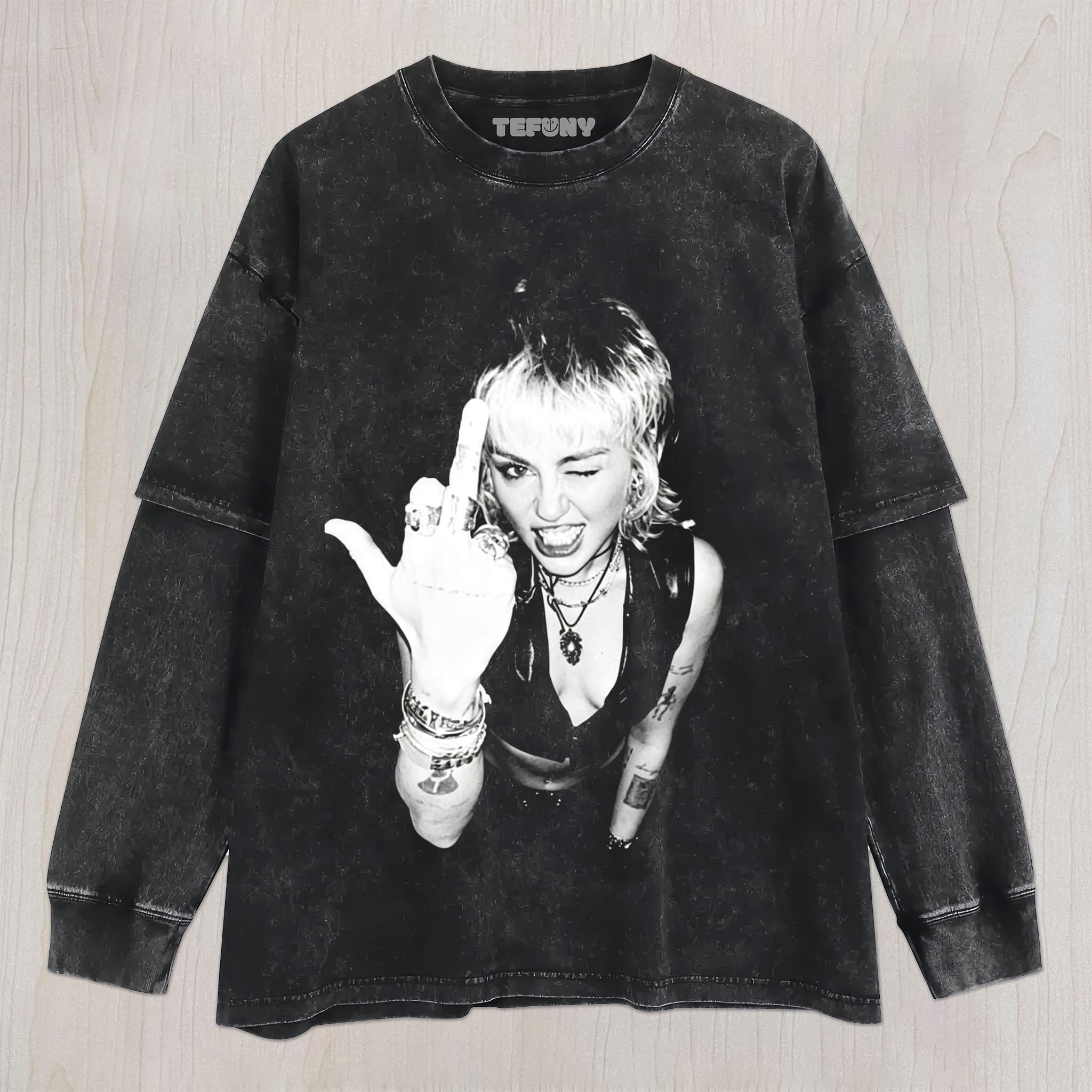 MILEY CYRUS V8 UNISEX TEE, TANK TOP, LAYERED LS, SWEATSHIRT & HOODIE