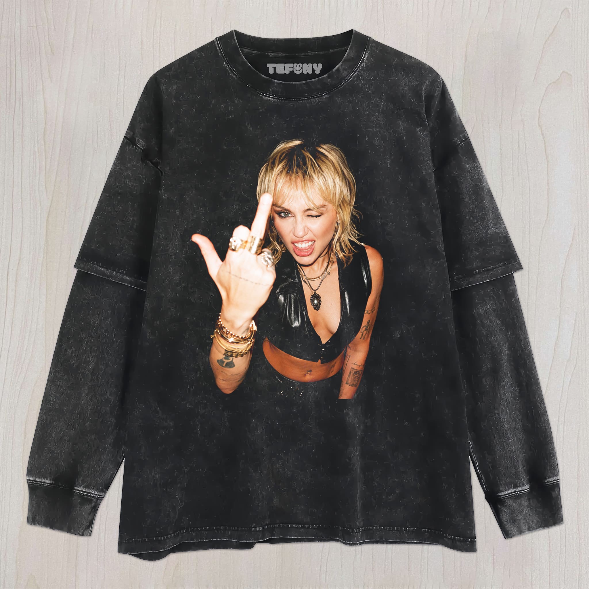 MILEY N6 UNISEX TEE, TANK TOP, LAYERED LS, SWEATSHIRT & HOODIE