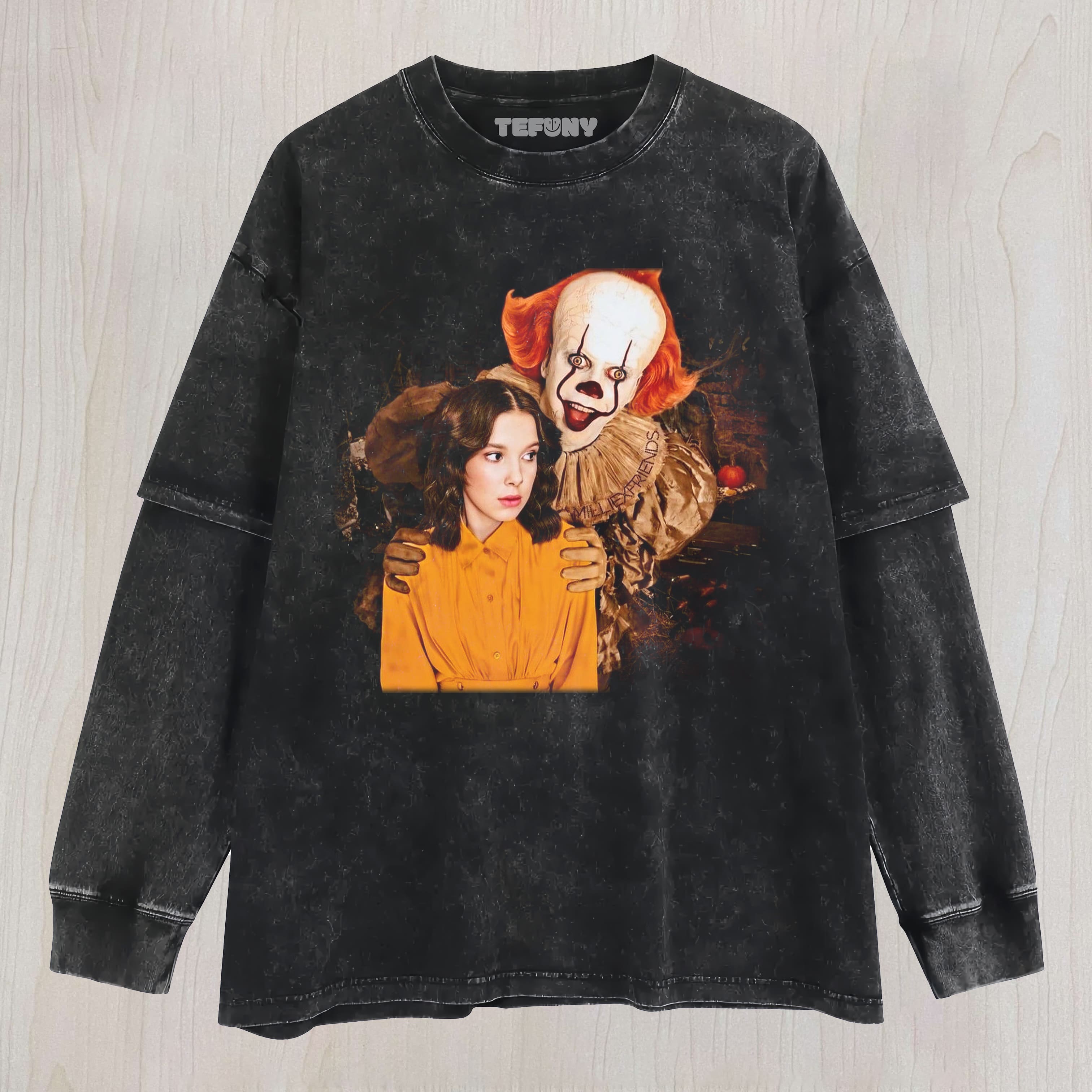 MILLIE BOBBY BROWN LAYERED LONG SLEEVE
