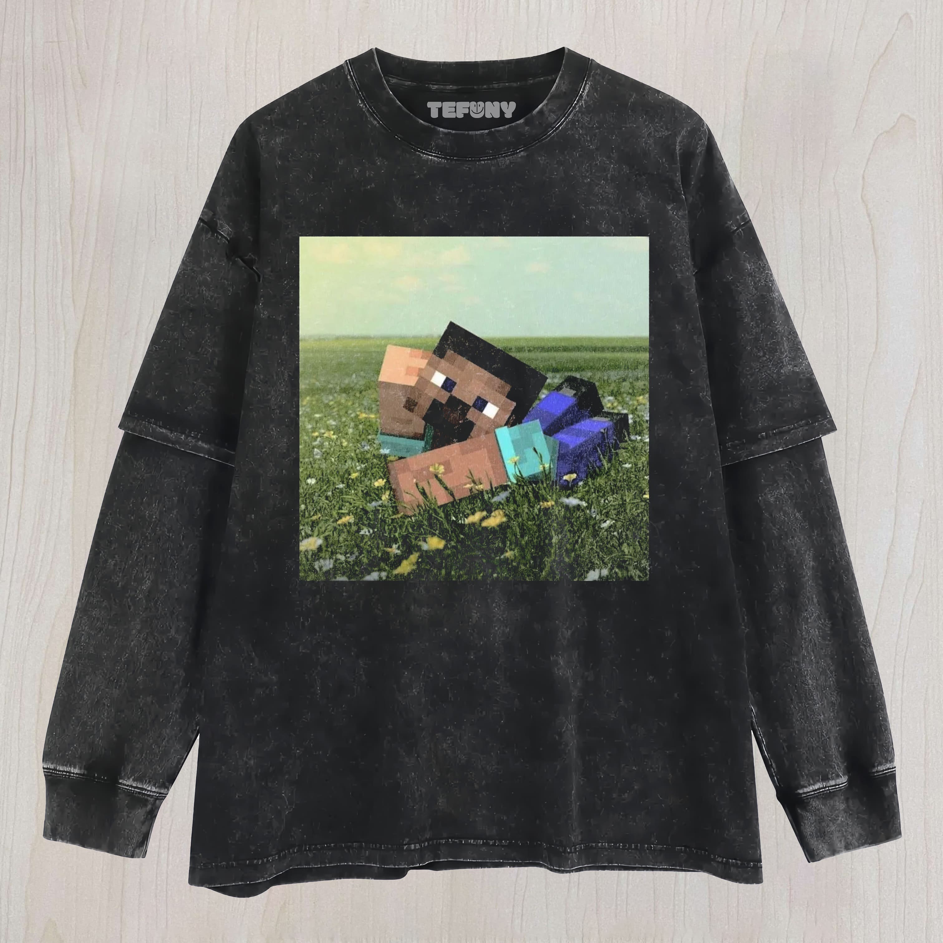 MINECRAFT V2 UNISEX TEE, TANK TOP, LAYERED LS, SWEATSHIRT & HOODIE