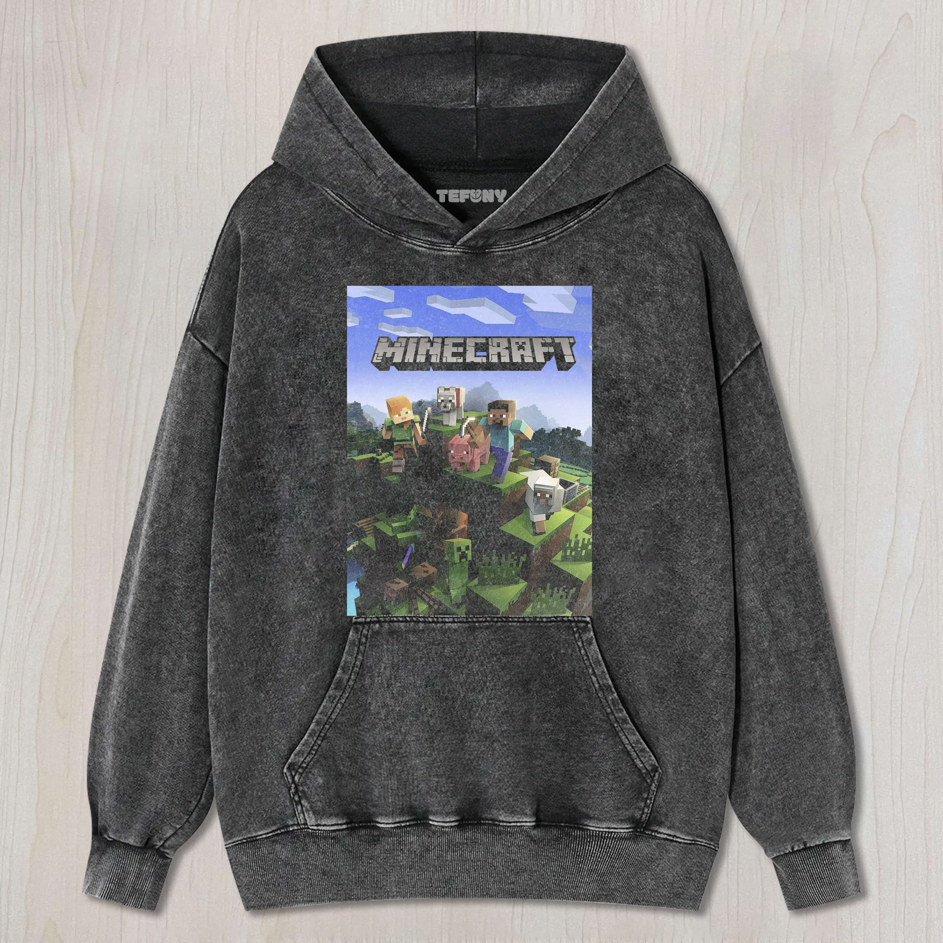 MINECRAFT V3 UNISEX TEE, TANK TOP, LAYERED LS, SWEATSHIRT & HOODIE